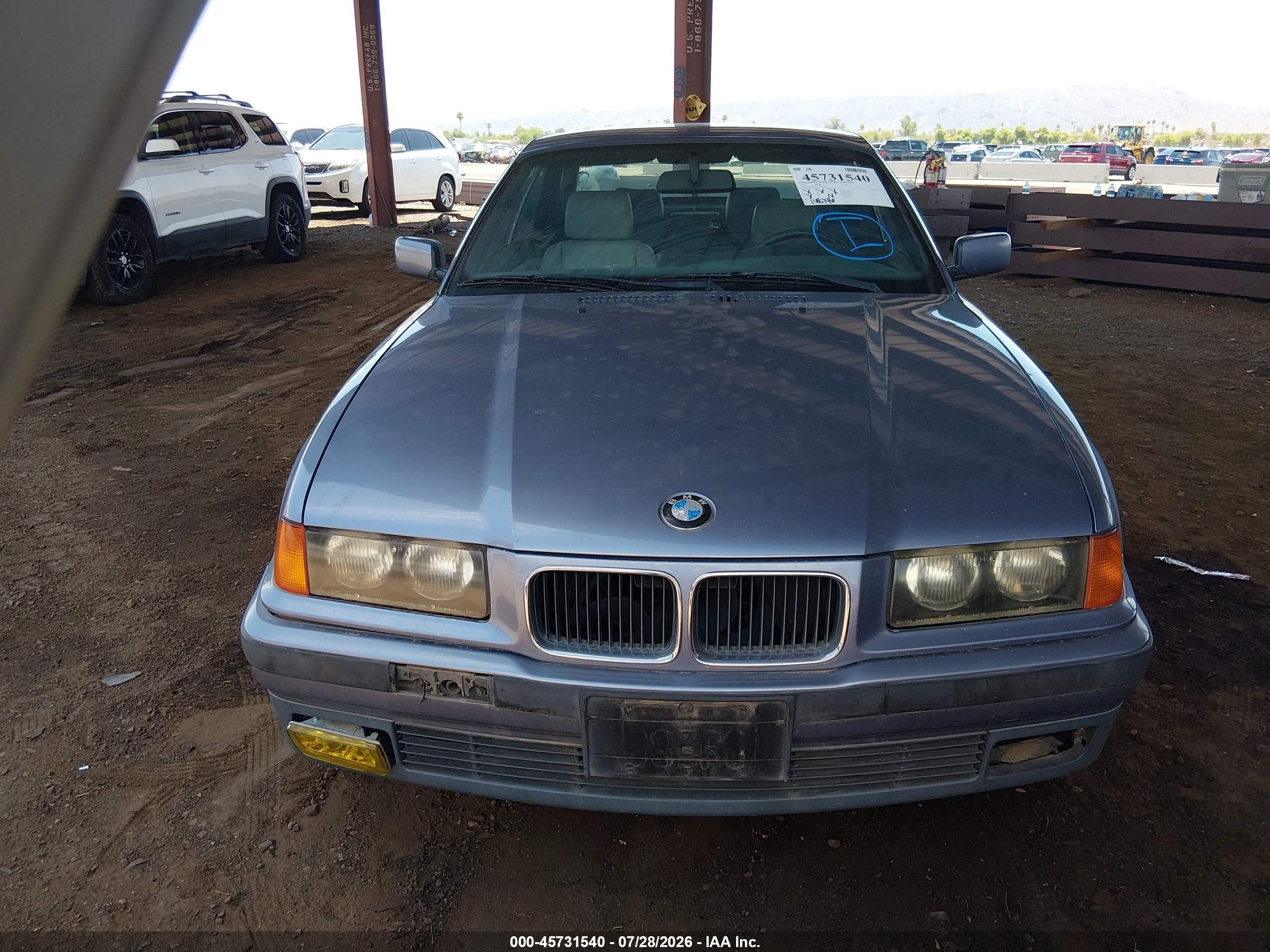 1994 Bmw 325 Ic Automatic Blue vin: WBABJ6323RJD35220