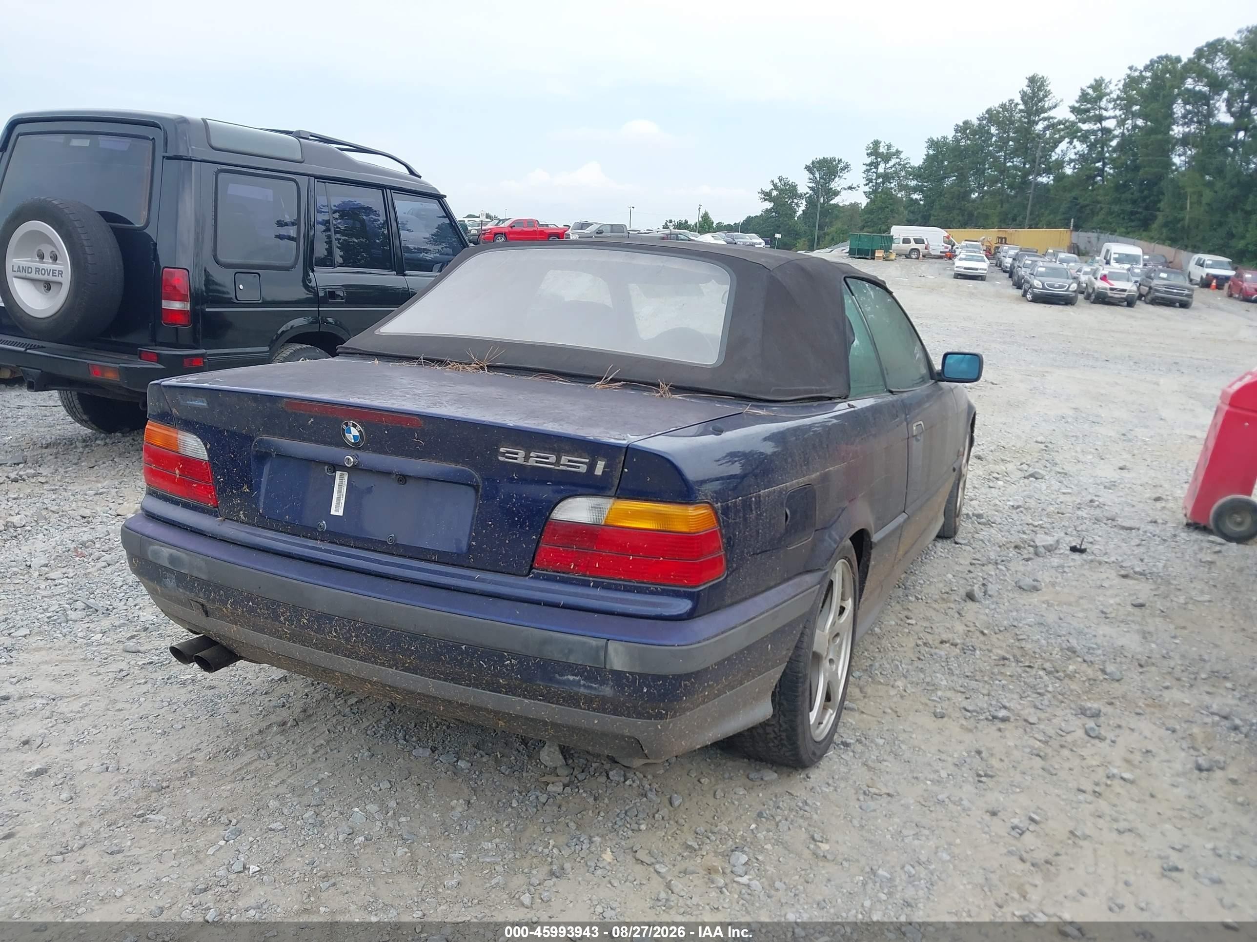1995 Bmw 325 Ic Automatic Dark Blue vin: WBABJ6324SJD39119