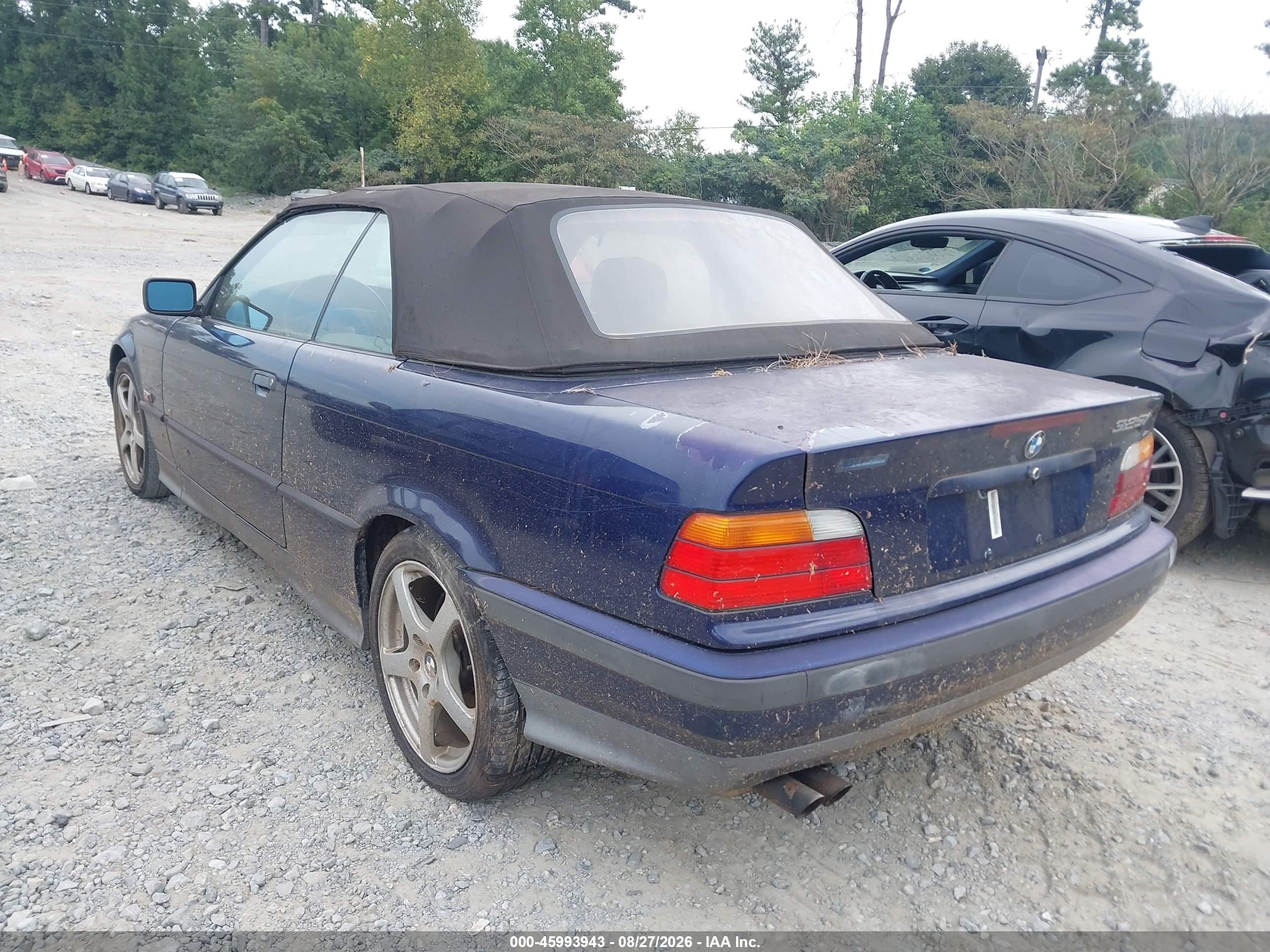 1995 Bmw 325 Ic Automatic Dark Blue vin: WBABJ6324SJD39119