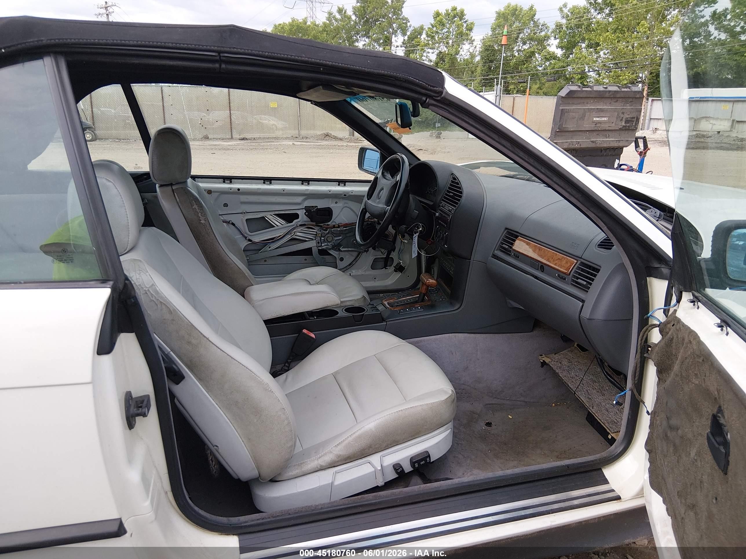 1995 Bmw 325 Ic Automatic White vin: WBABJ6329SJD41626