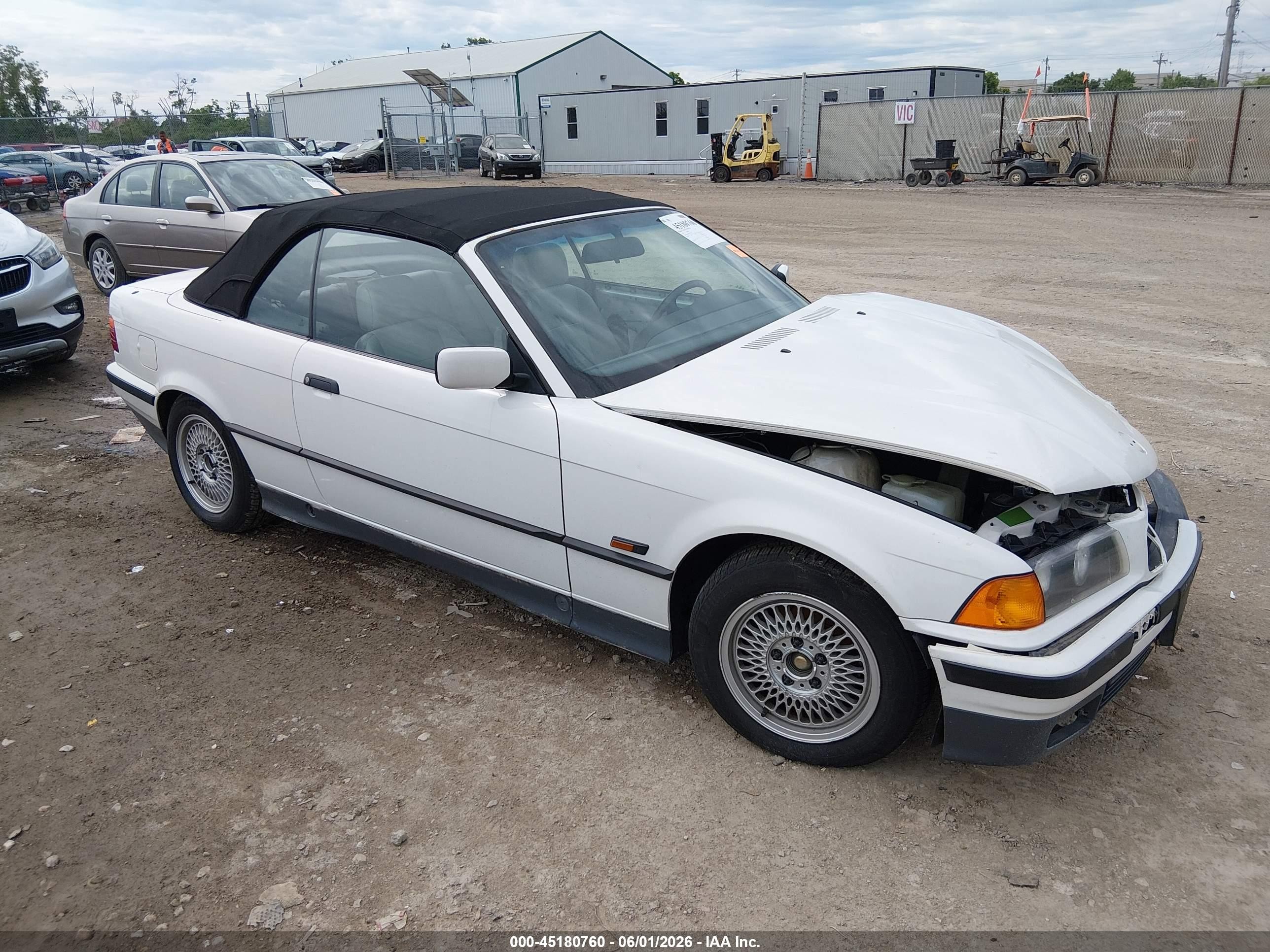 1995 Bmw 325 Ic Automatic White vin: WBABJ6329SJD41626