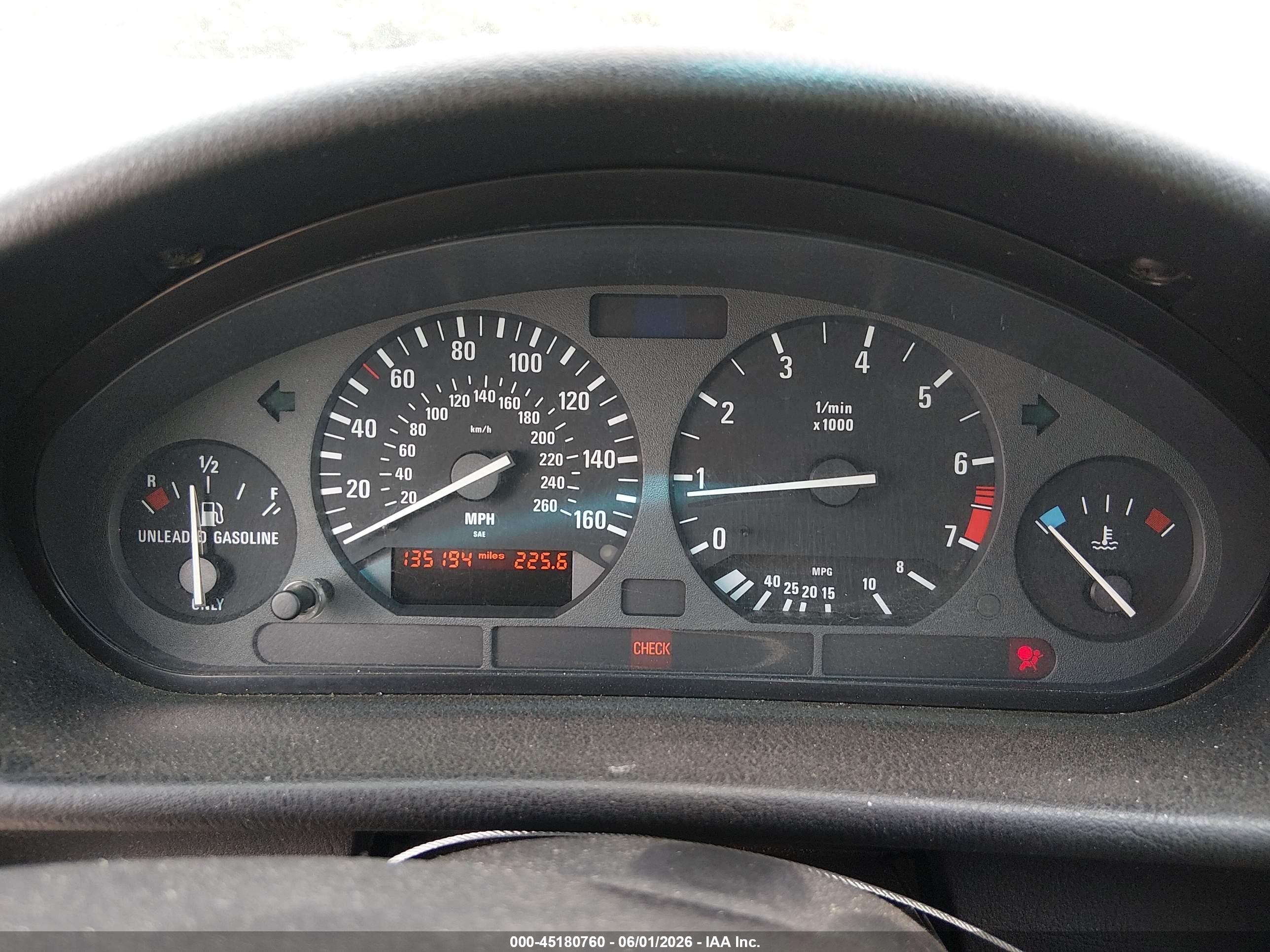 1995 Bmw 325 Ic Automatic White vin: WBABJ6329SJD41626