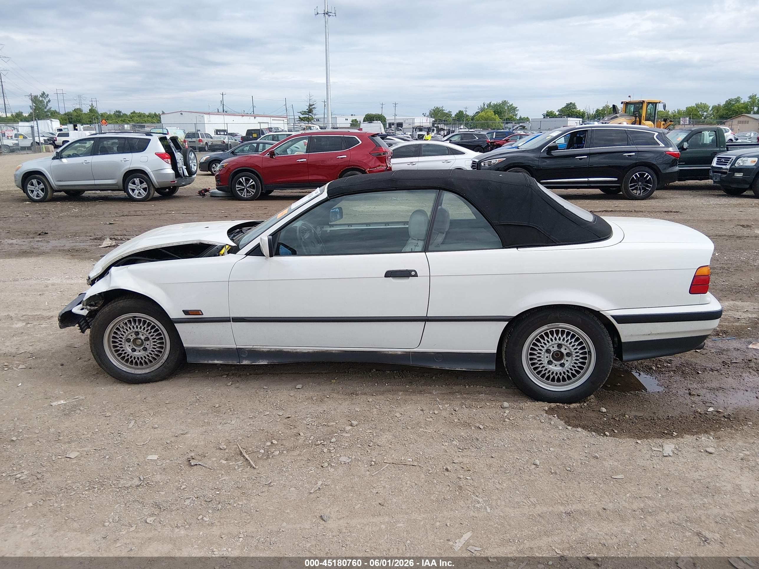 1995 Bmw 325 Ic Automatic White vin: WBABJ6329SJD41626