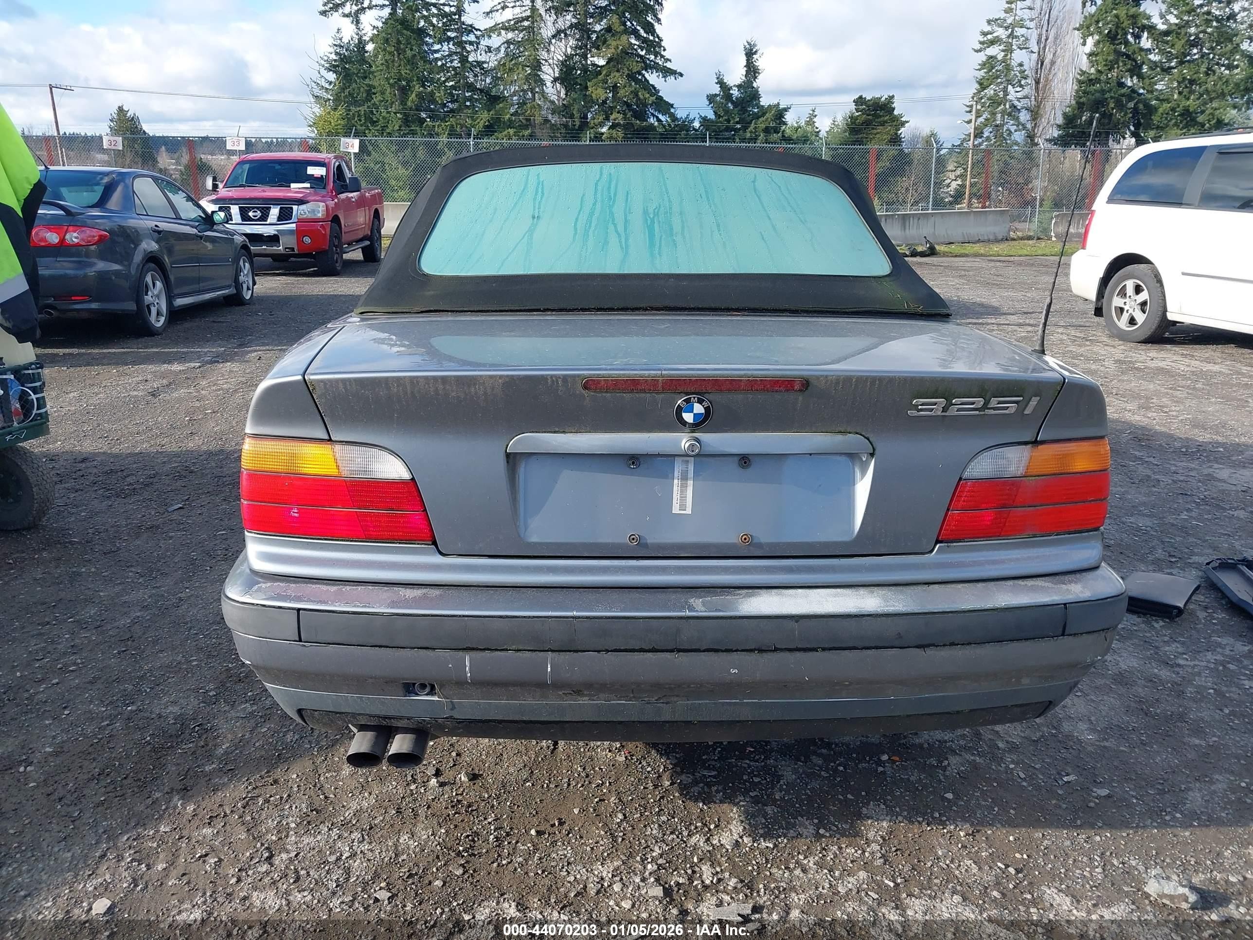 1995 Bmw 325 Ic Automatic Blue vin: WBABJ6329SJD41903
