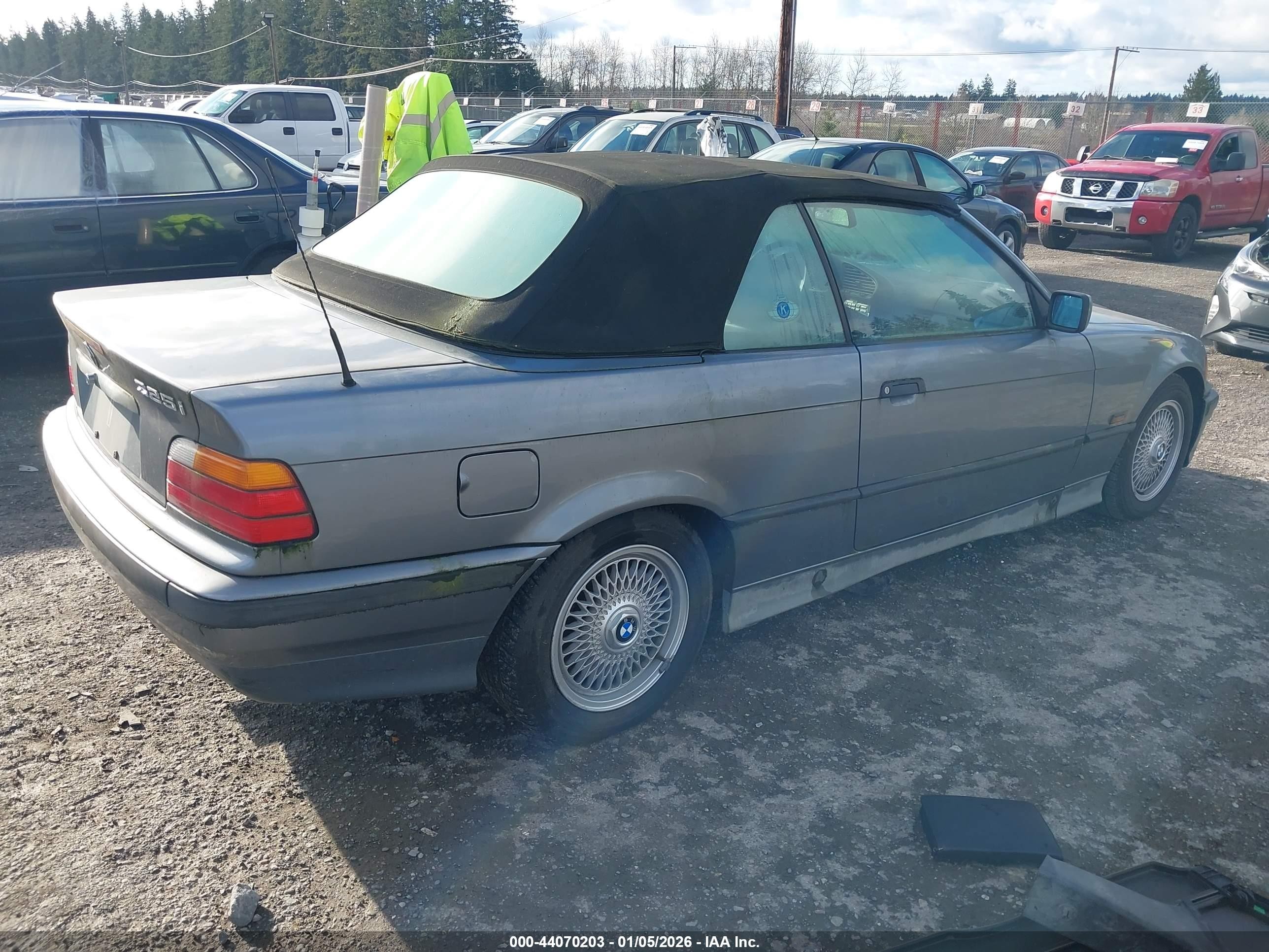1995 Bmw 325 Ic Automatic Blue vin: WBABJ6329SJD41903