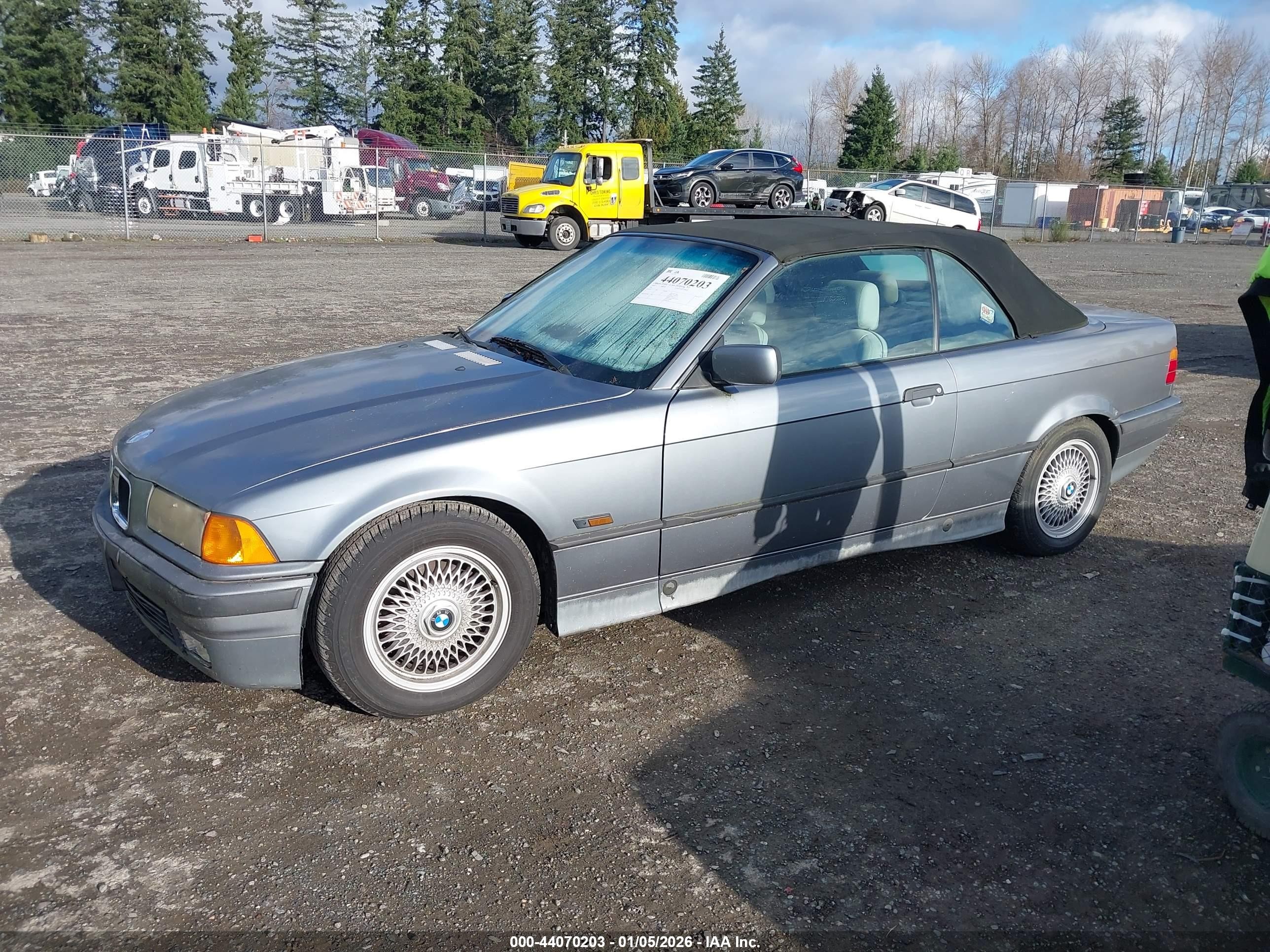 1995 Bmw 325 Ic Automatic Blue vin: WBABJ6329SJD41903