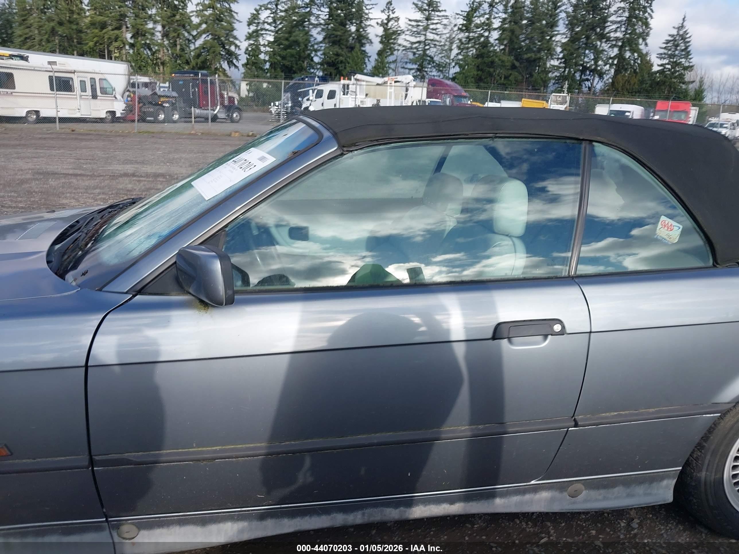 1995 Bmw 325 Ic Automatic Blue vin: WBABJ6329SJD41903