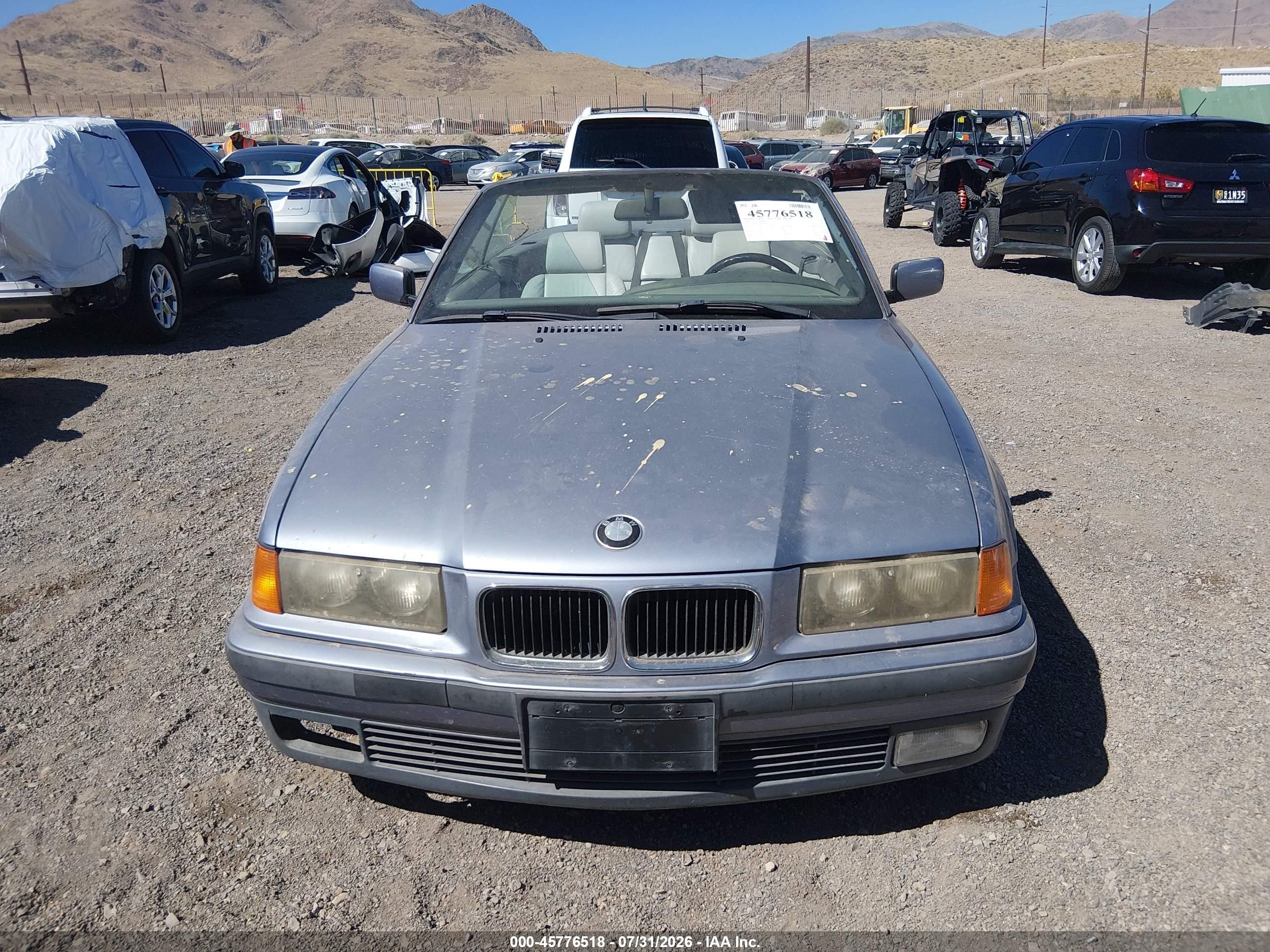 1995 Bmw 325 Ic Automatic Blue vin: WBABJ632XSJD42476
