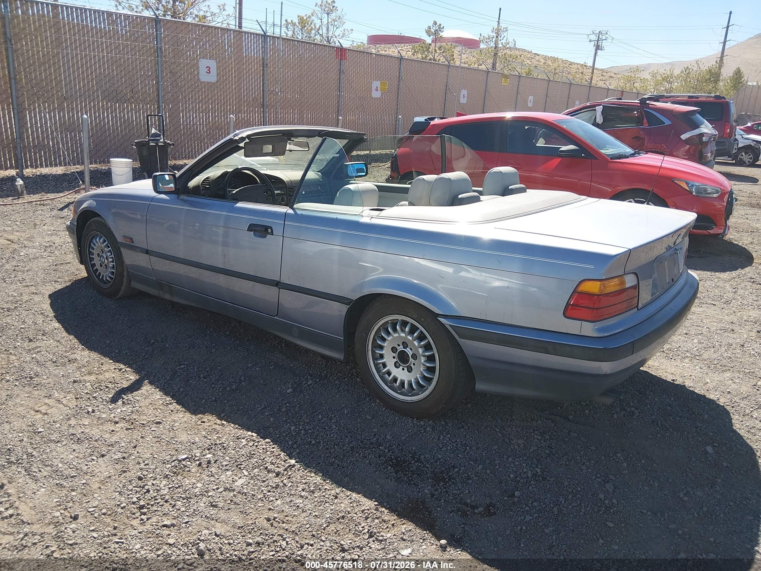 1995 Bmw 325 Ic Automatic Blue vin: WBABJ632XSJD42476