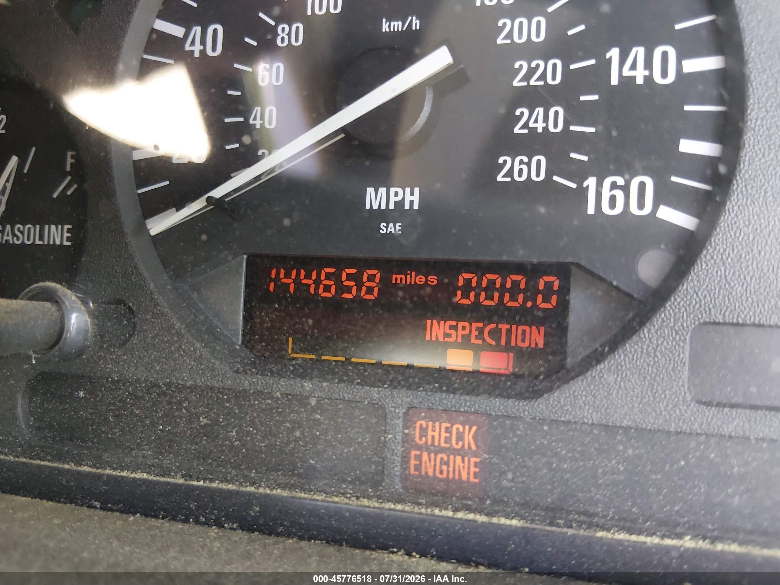 1995 Bmw 325 Ic Automatic Blue vin: WBABJ632XSJD42476