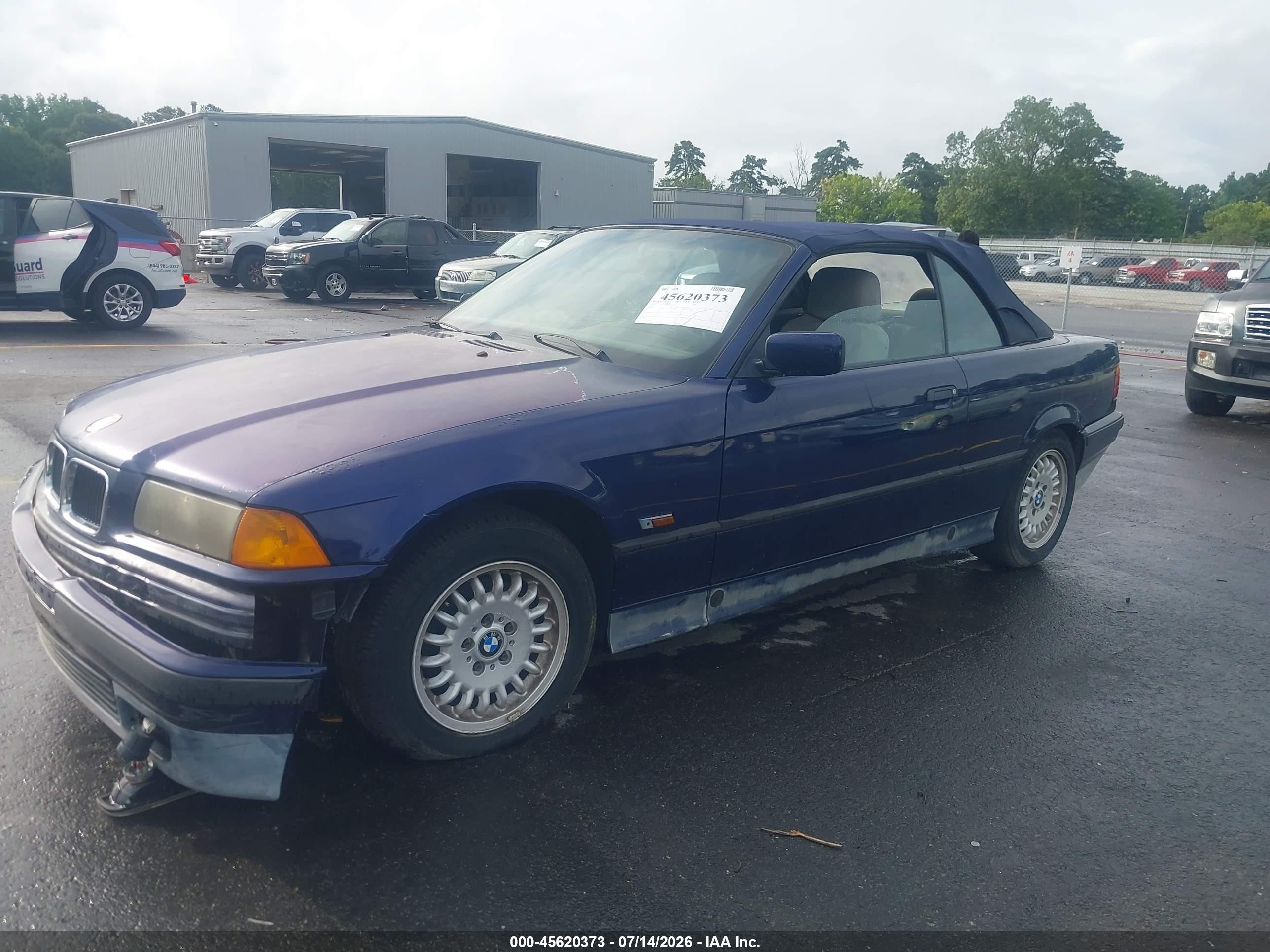 1995 Bmw 325 Ic Automatic Blue vin: WBABJ632XSJD43143