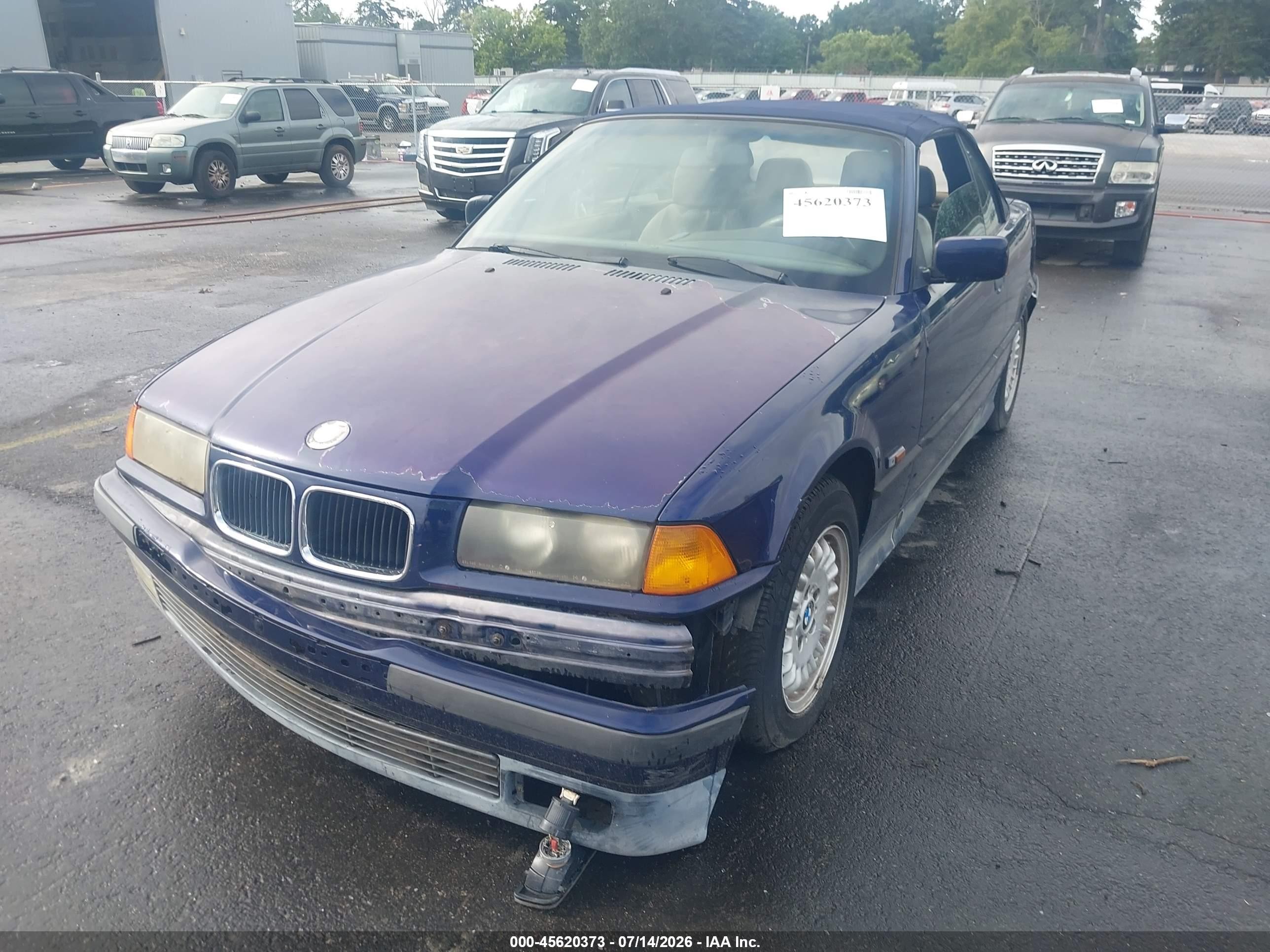 1995 Bmw 325 Ic Automatic Blue vin: WBABJ632XSJD43143