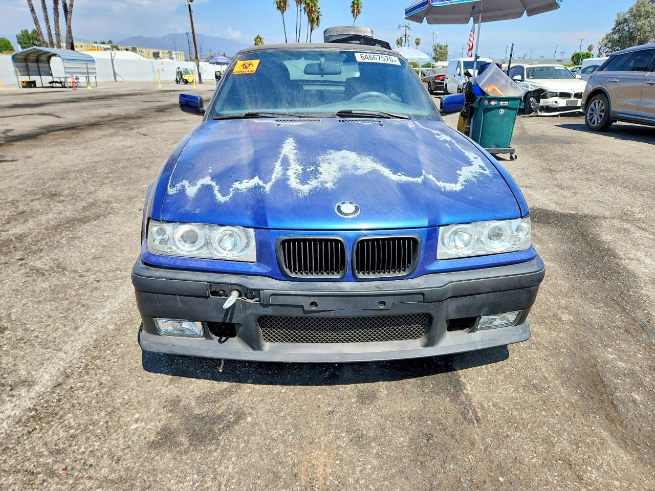 1998 Bmw 323 Ic Blue vin: WBABJ7329WEA15202