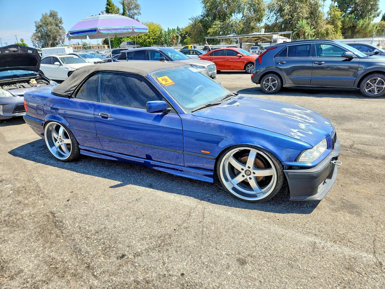 1998 Bmw 323 Ic Blue vin: WBABJ7329WEA15202