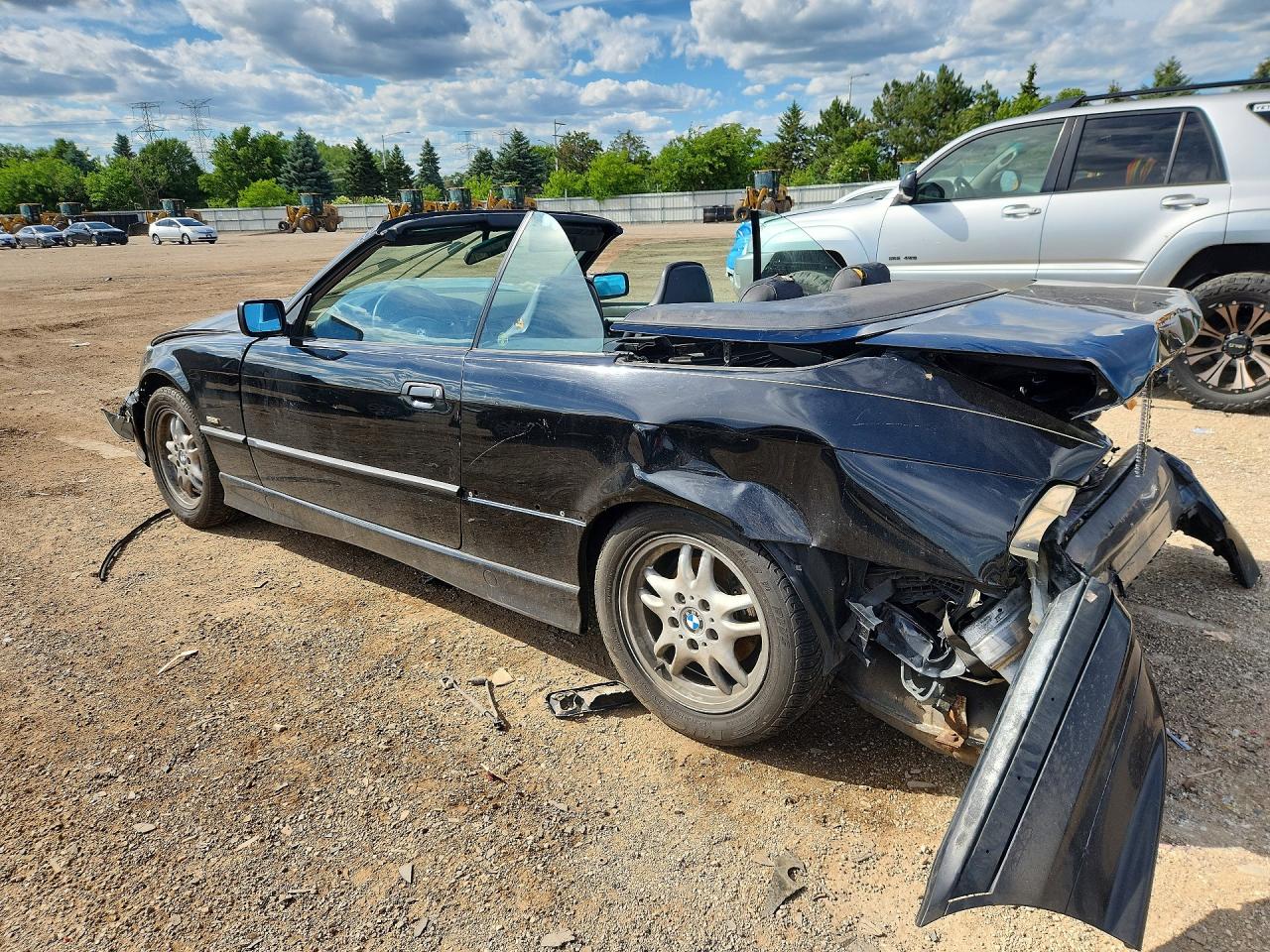 1999 Bmw 323 Ic Черный vin: WBABJ7331XEA19593