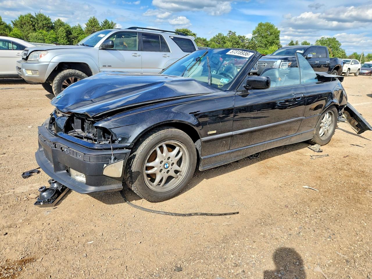 1999 Bmw 323 Ic Черный vin: WBABJ7331XEA19593
