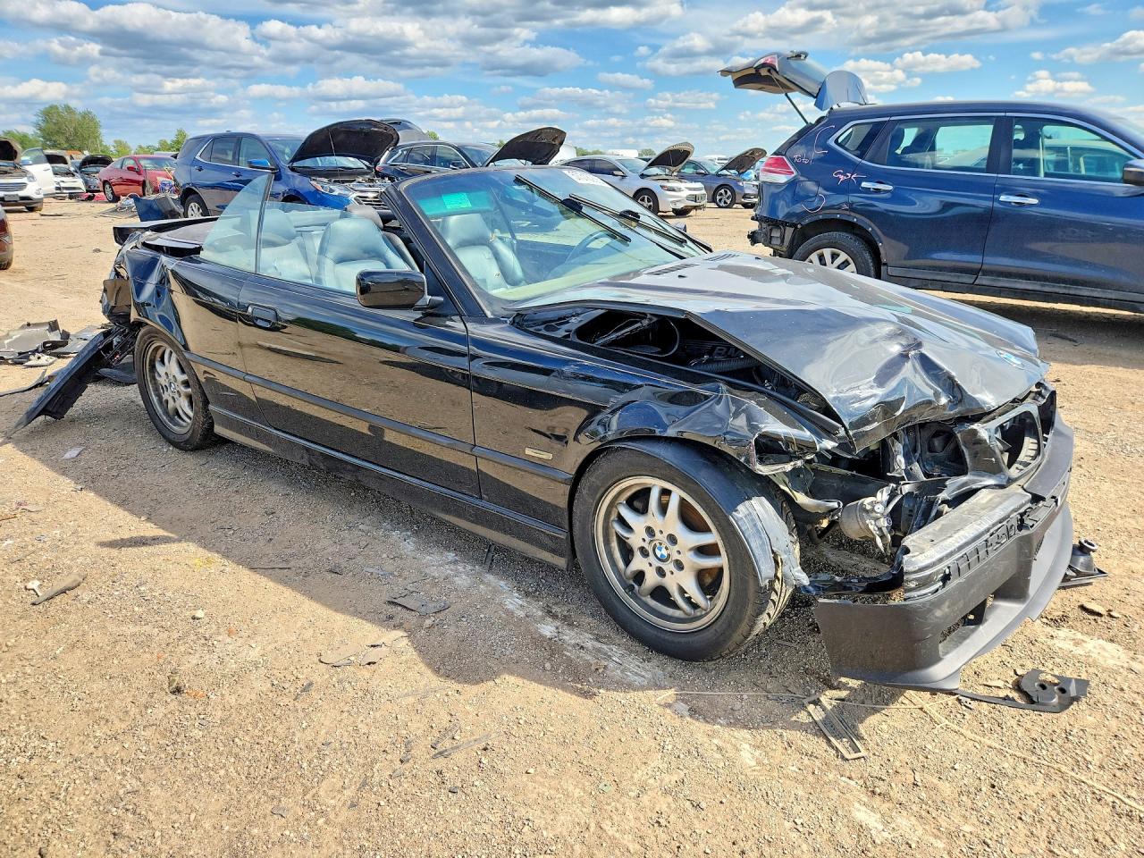 1999 Bmw 323 Ic Черный vin: WBABJ7331XEA19593