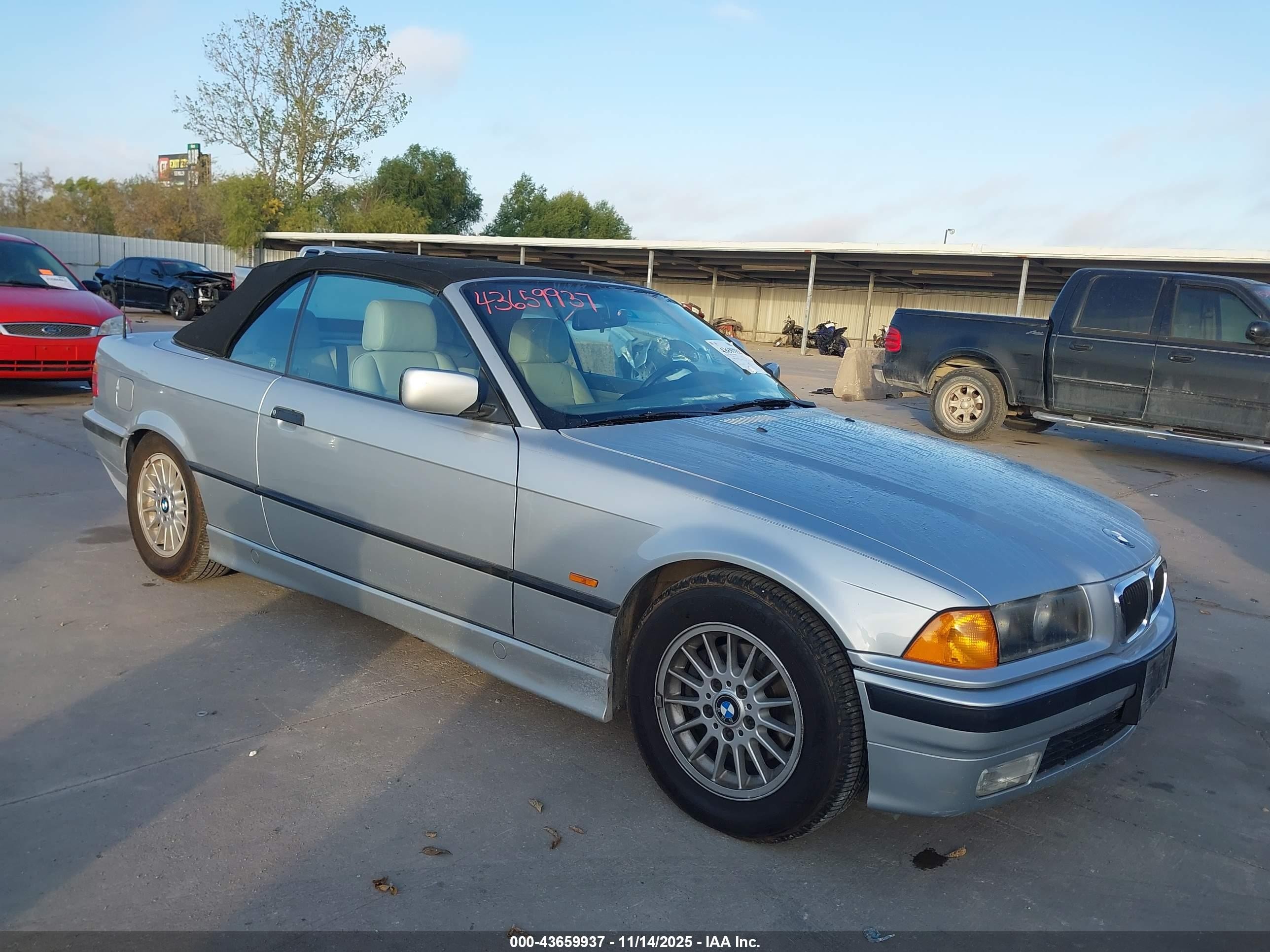 1998 Bmw 323ic   Silver vin: WBABJ8325WEM20265