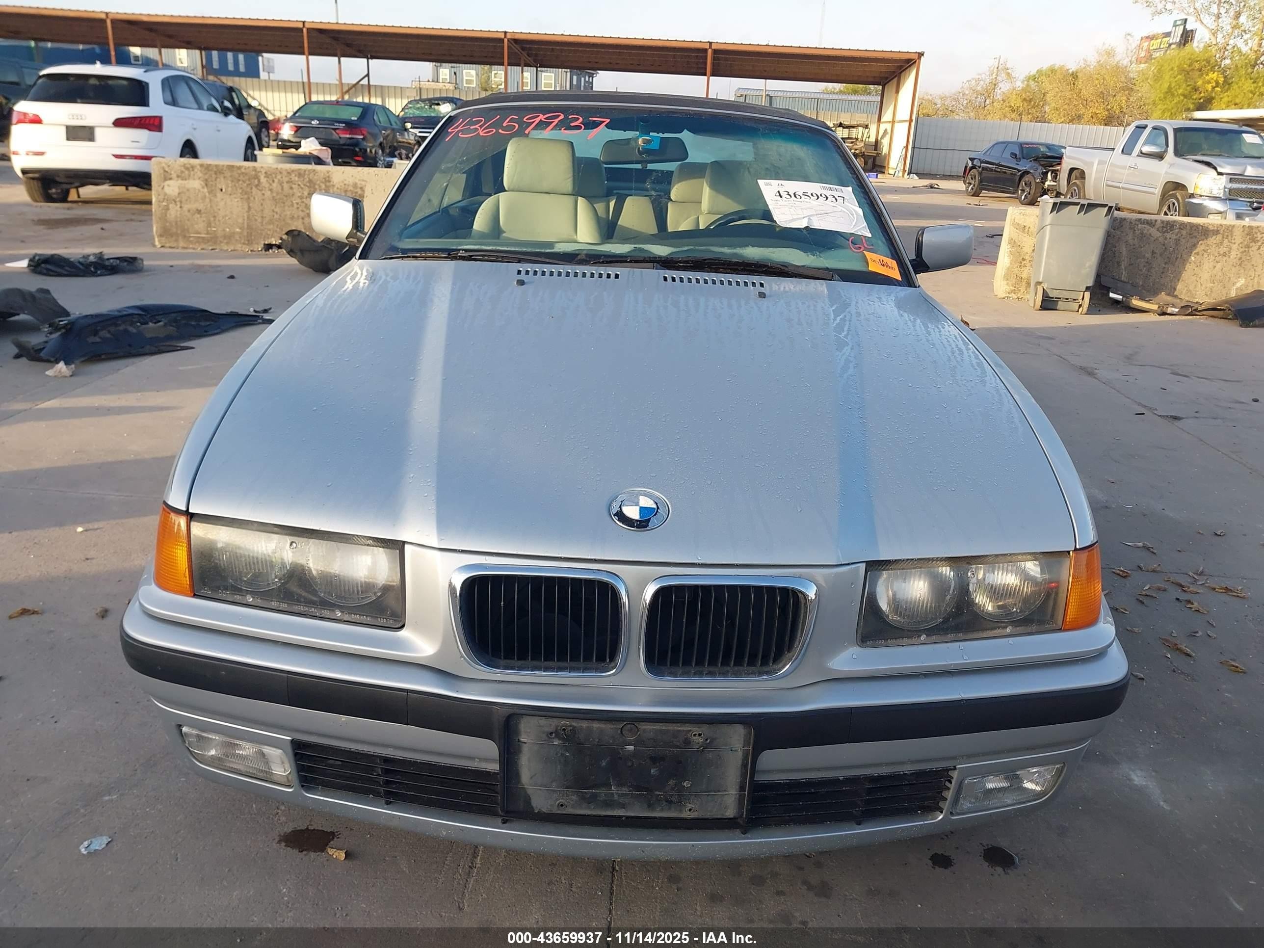 1998 Bmw 323ic   Silver vin: WBABJ8325WEM20265