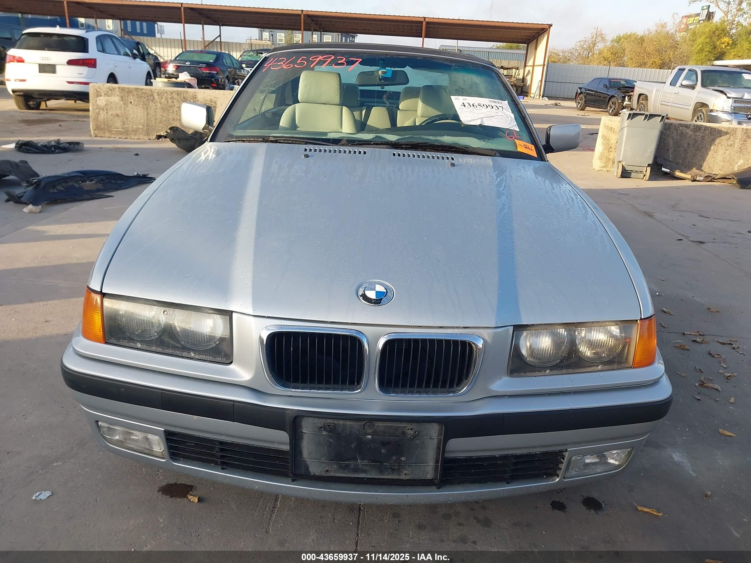 1998 Bmw 323ic   Silver vin: WBABJ8325WEM20265