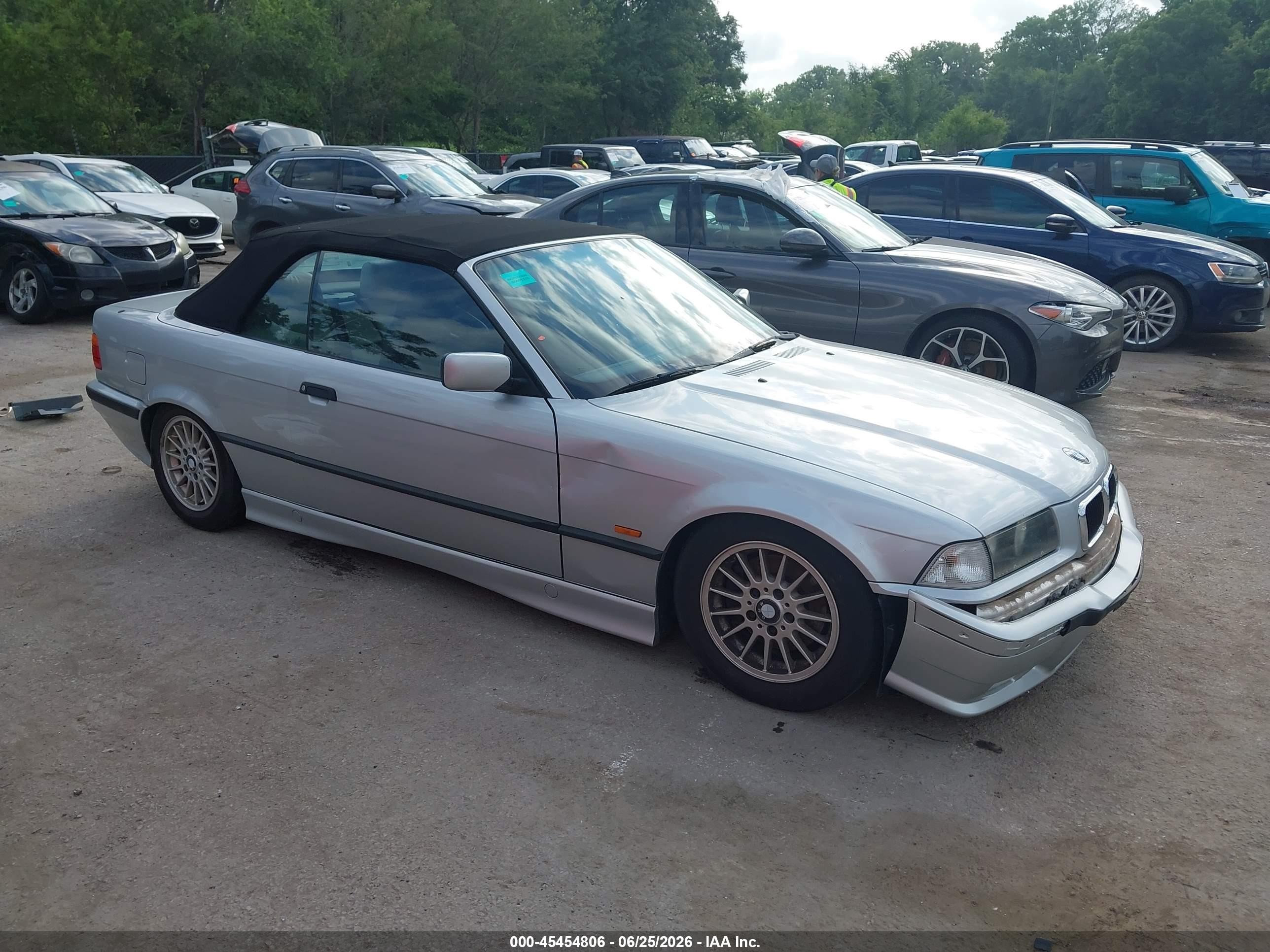 1999 Bmw 323ic   Gray vin: WBABJ8332XEM23392