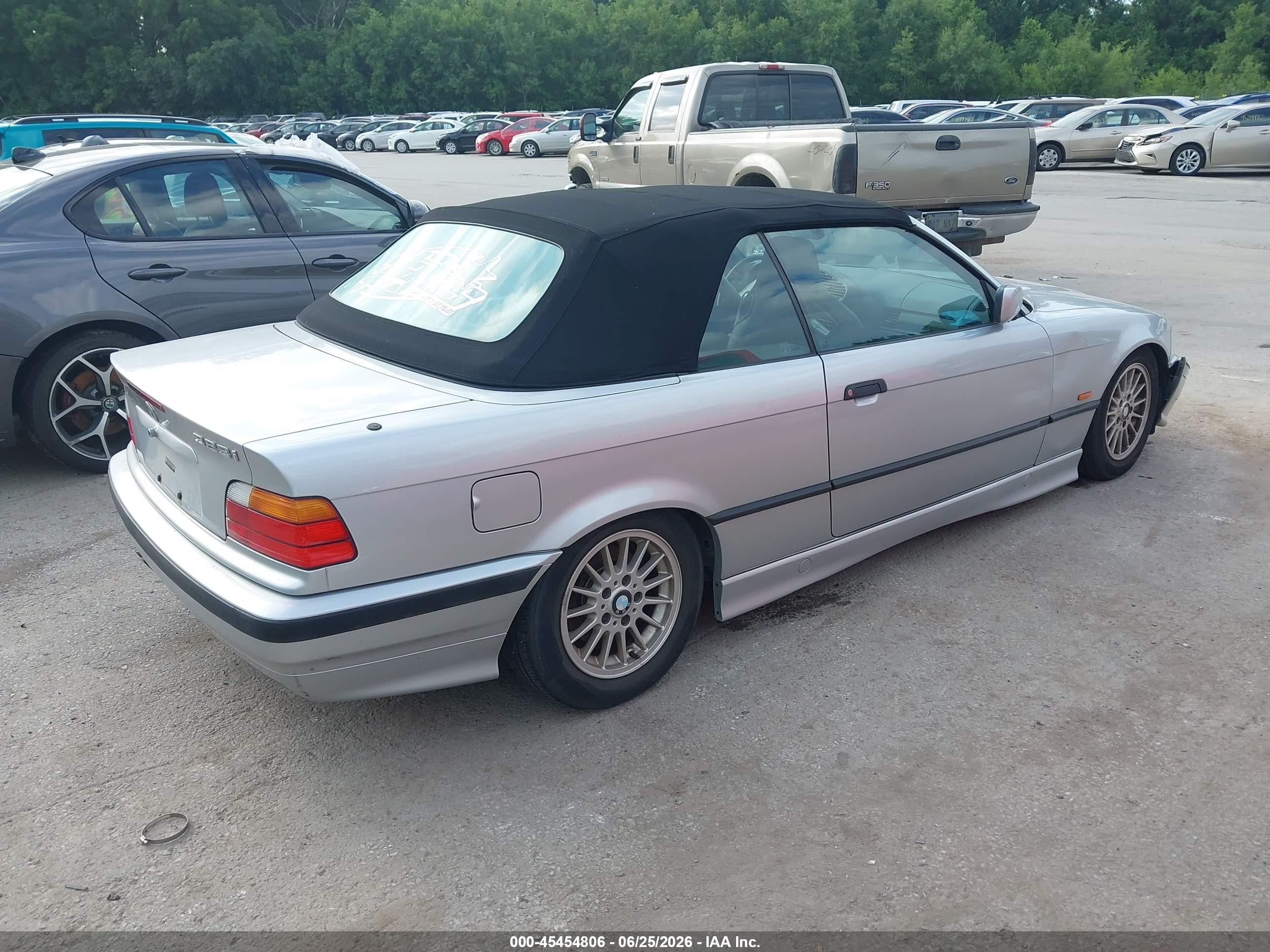 1999 Bmw 323ic   Gray vin: WBABJ8332XEM23392