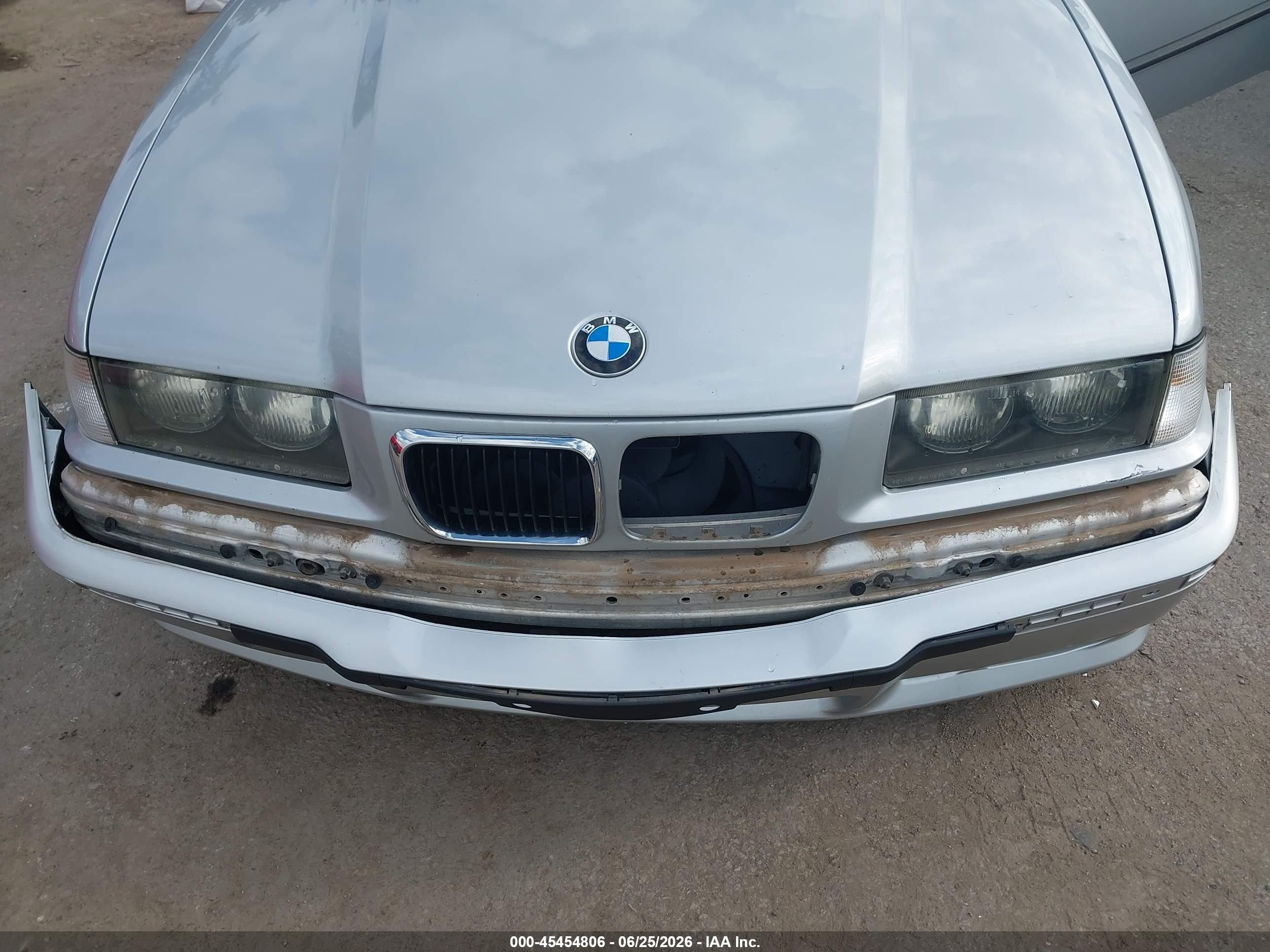1999 Bmw 323ic   Gray vin: WBABJ8332XEM23392