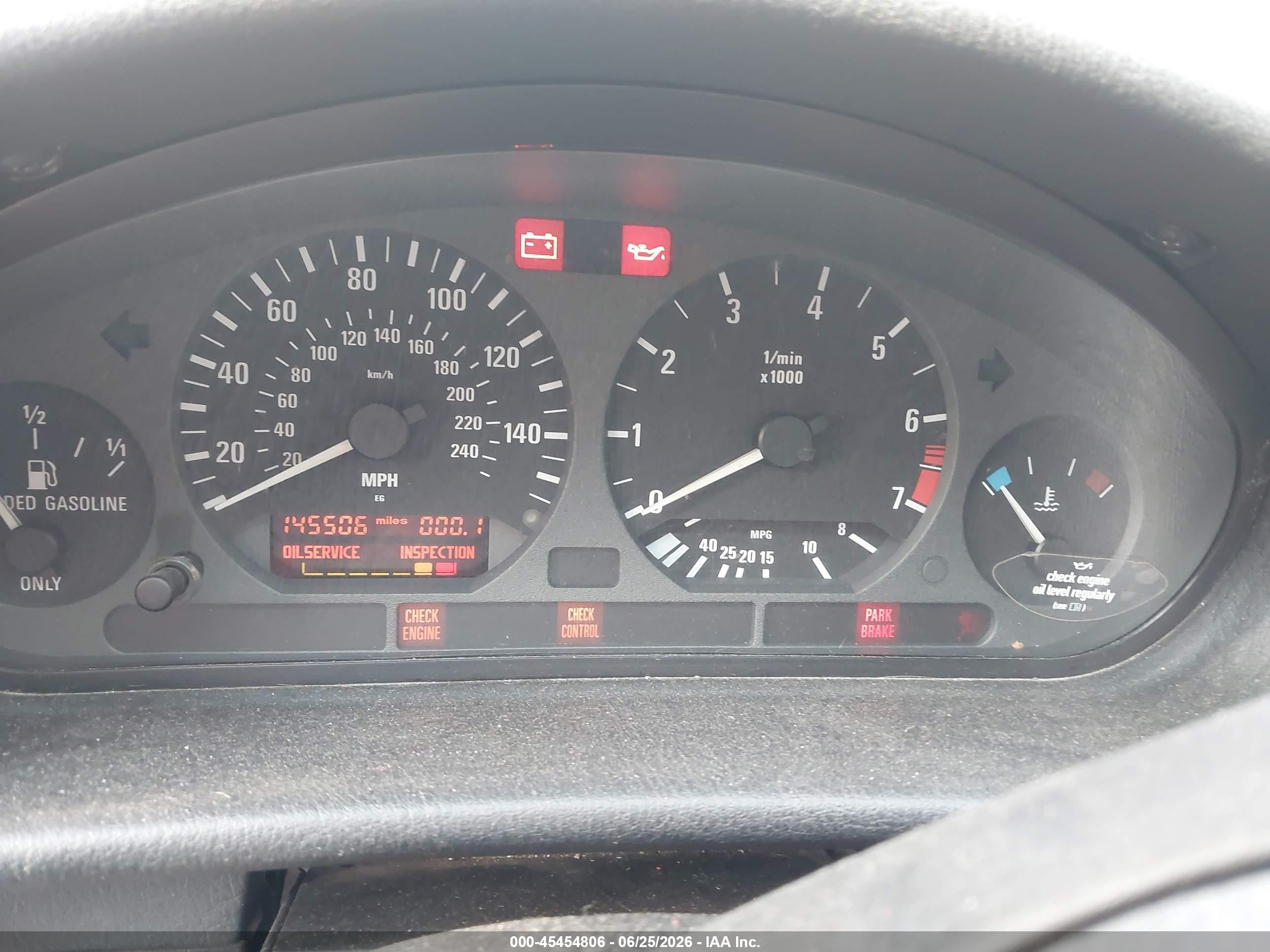 1999 Bmw 323ic   Gray vin: WBABJ8332XEM23392
