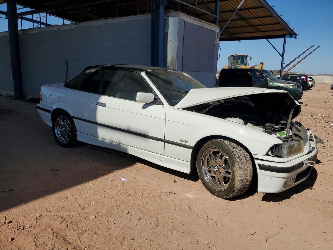 1999 Bmw 323 Ic Automatic White vin: WBABJ8332XEM24381