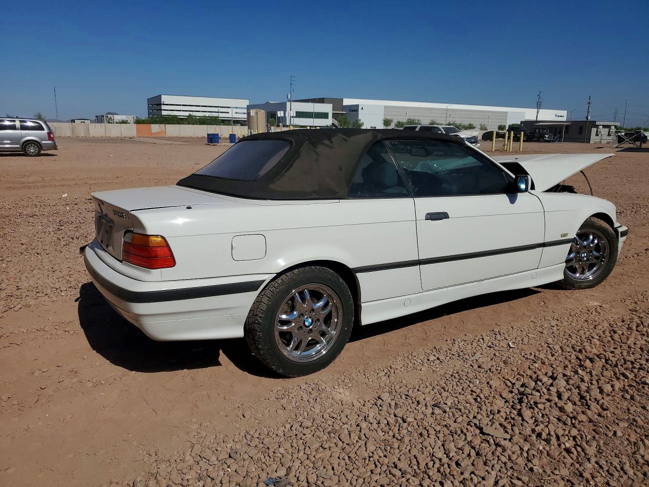 1999 Bmw 323 Ic Automatic White vin: WBABJ8332XEM24381