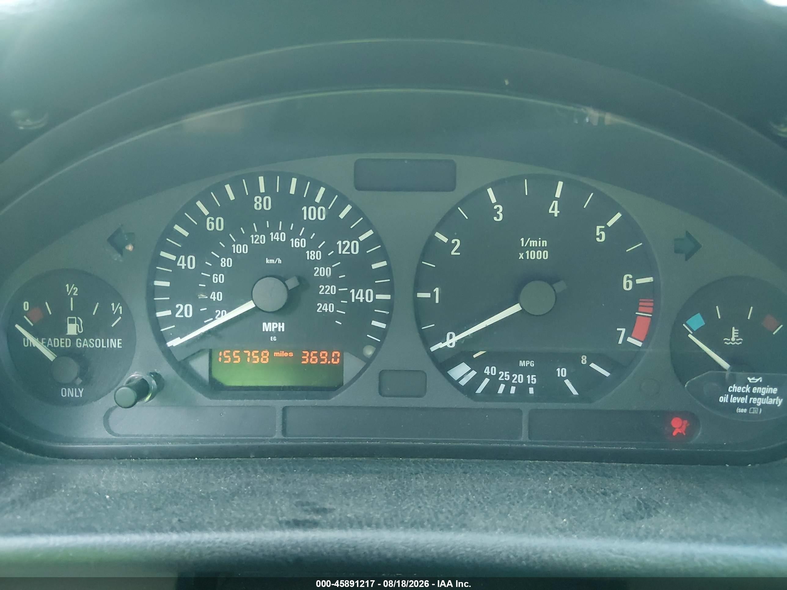 1999 Bmw 323ic   Brown vin: WBABJ8339XEM26497