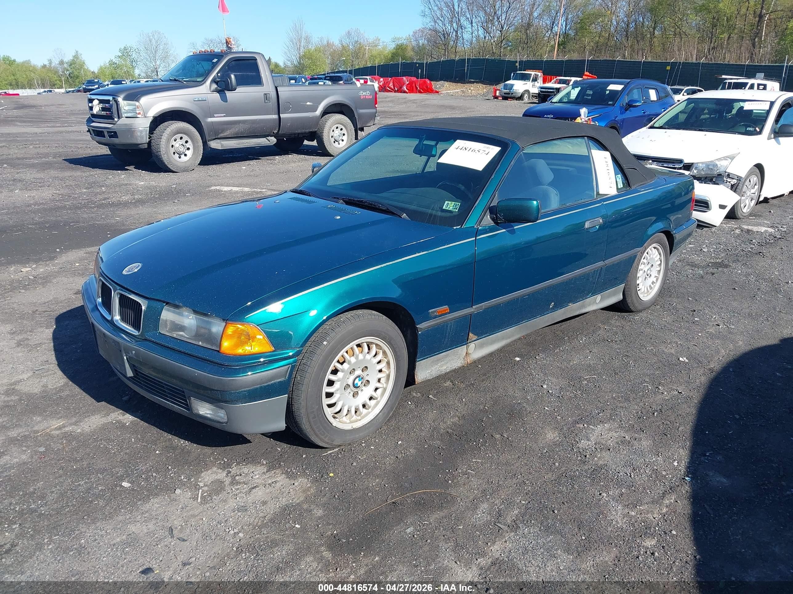 1995 Bmw 318 Ic Automatic Green vin: WBABK6325SED18205
