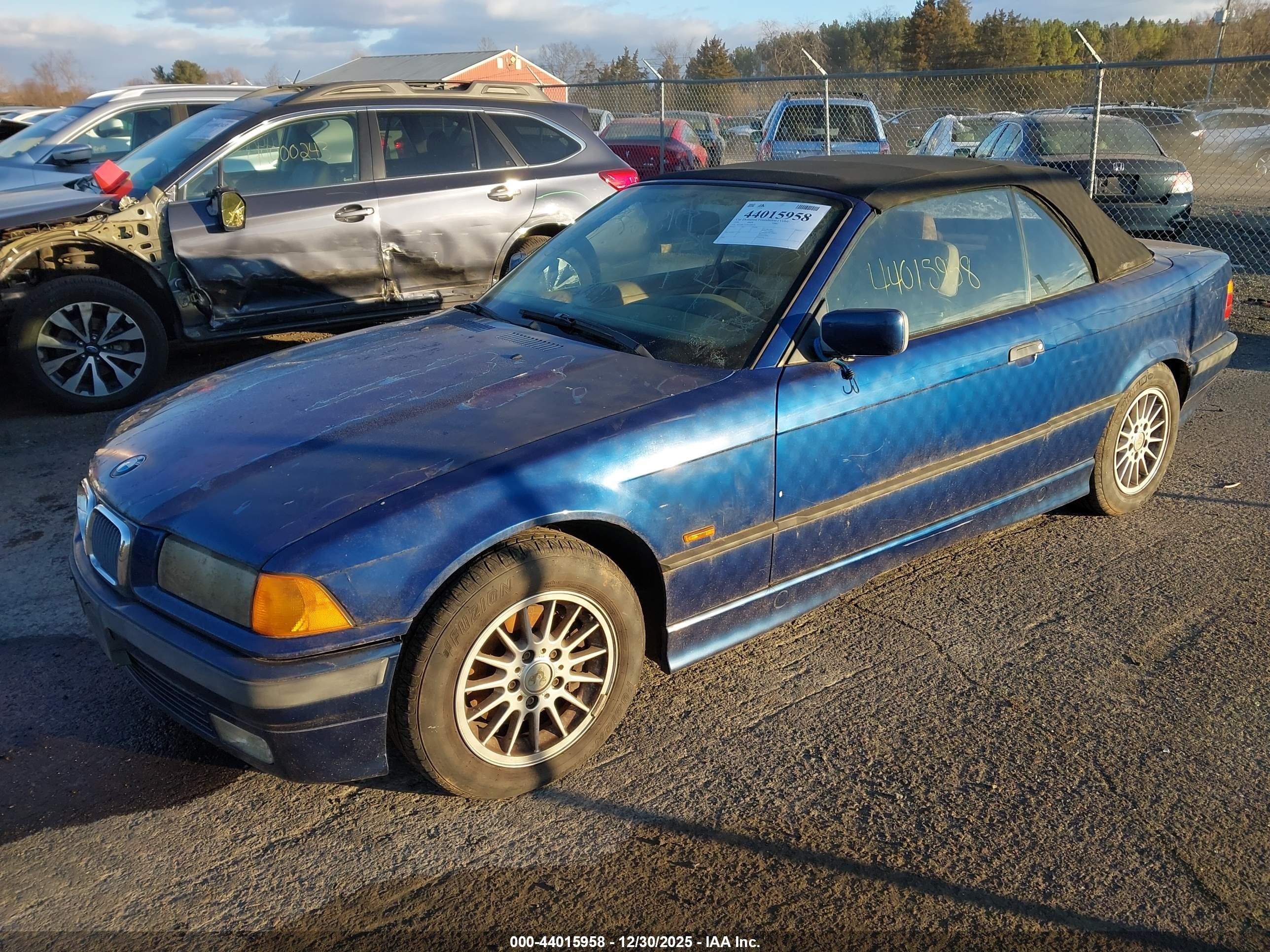 1998 Bmw 328ic   Blue vin: WBABK7320WET66638