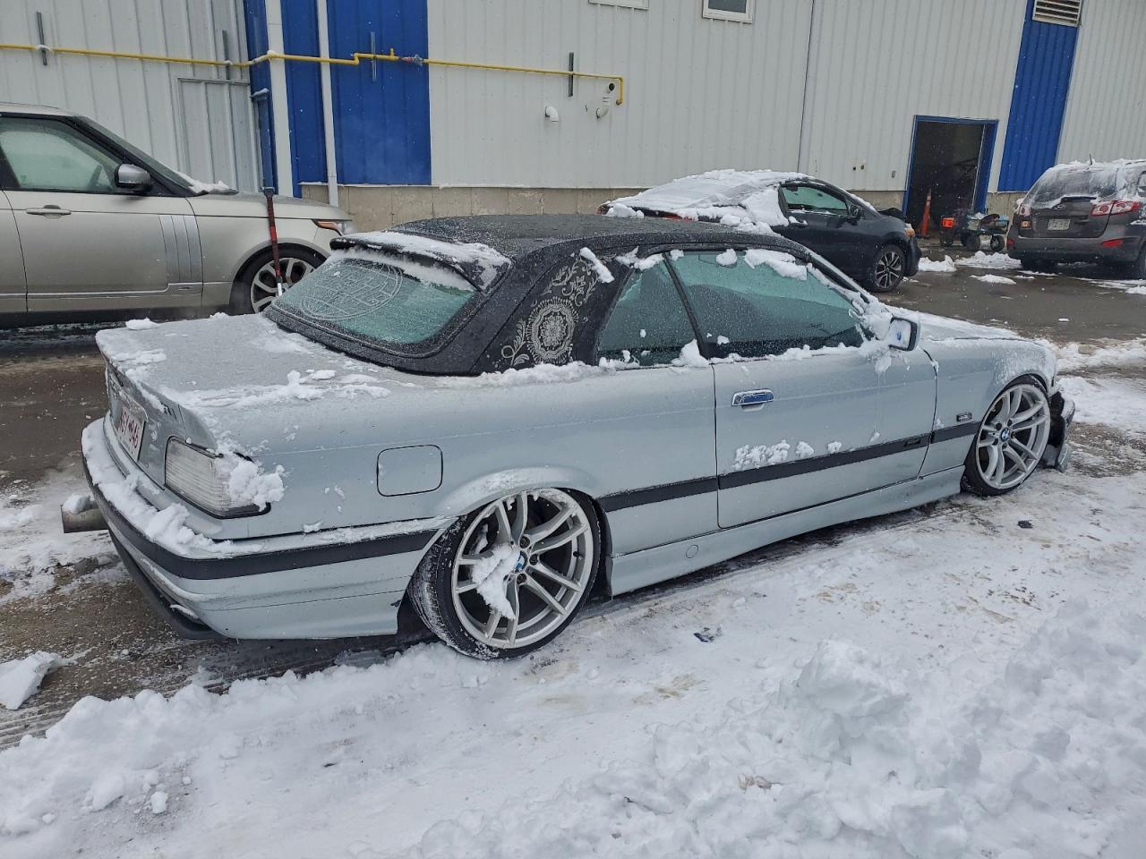 1996 Bmw 328i Cabriolet Gray vin: WBABK7324TET61244
