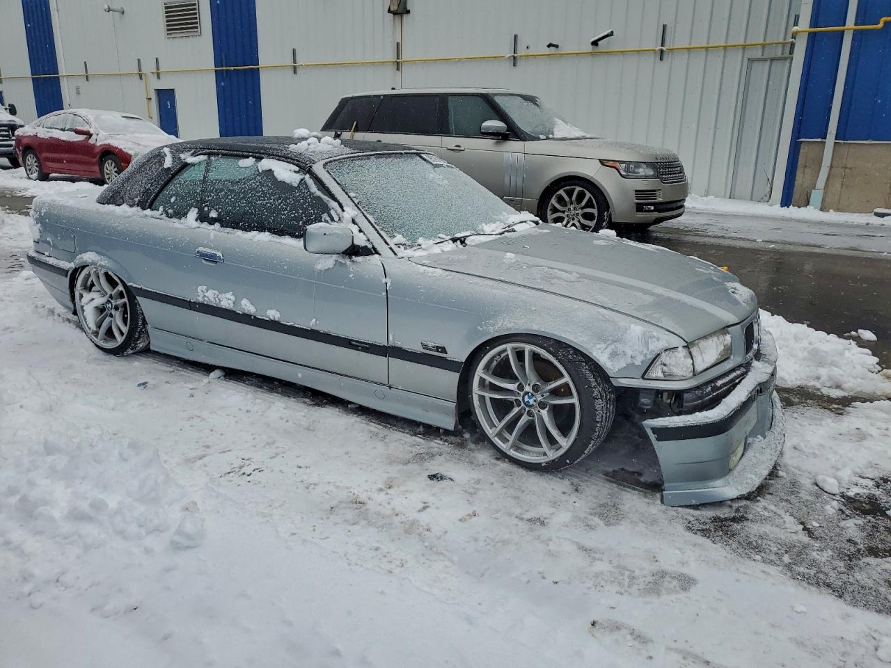 1996 Bmw 328i Cabriolet Gray vin: WBABK7324TET61244