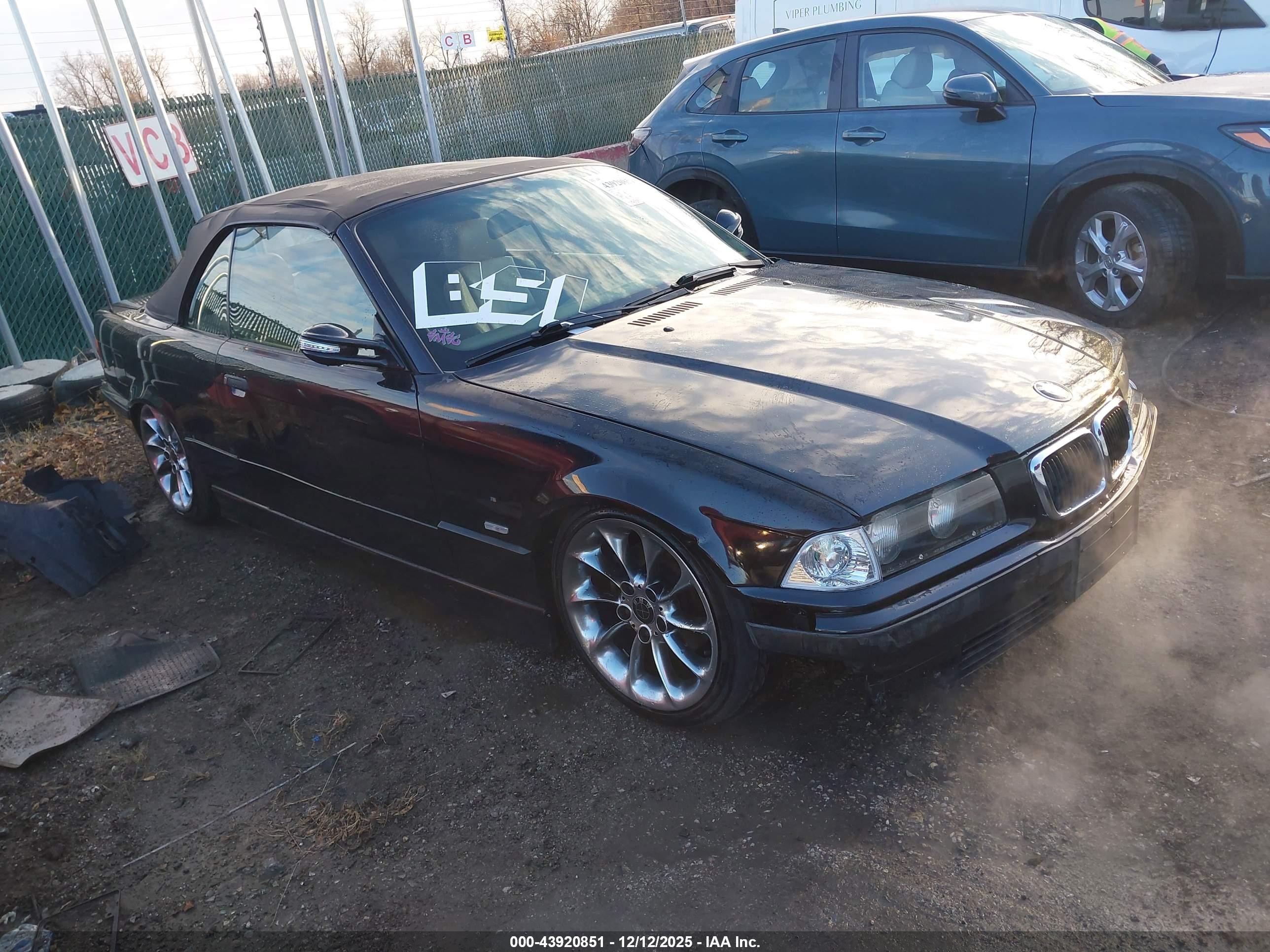 1998 Bmw 328ic   Black vin: WBABK7324WET65654