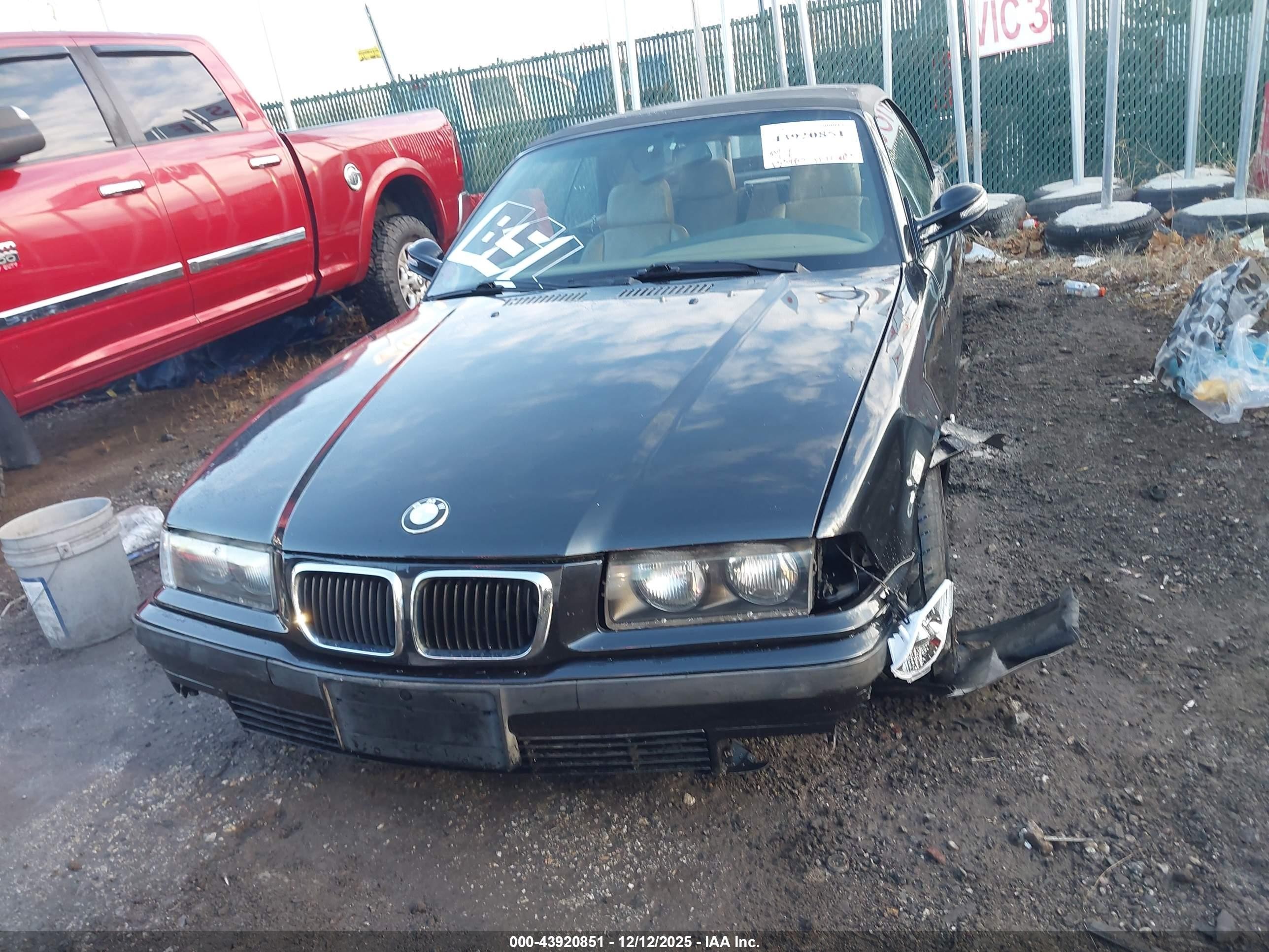 1998 Bmw 328ic   Black vin: WBABK7324WET65654
