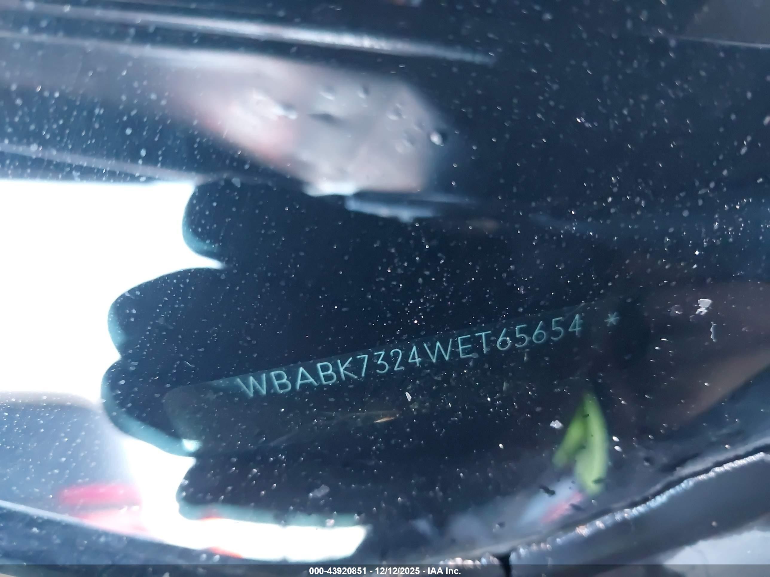 1998 Bmw 328ic   Black vin: WBABK7324WET65654