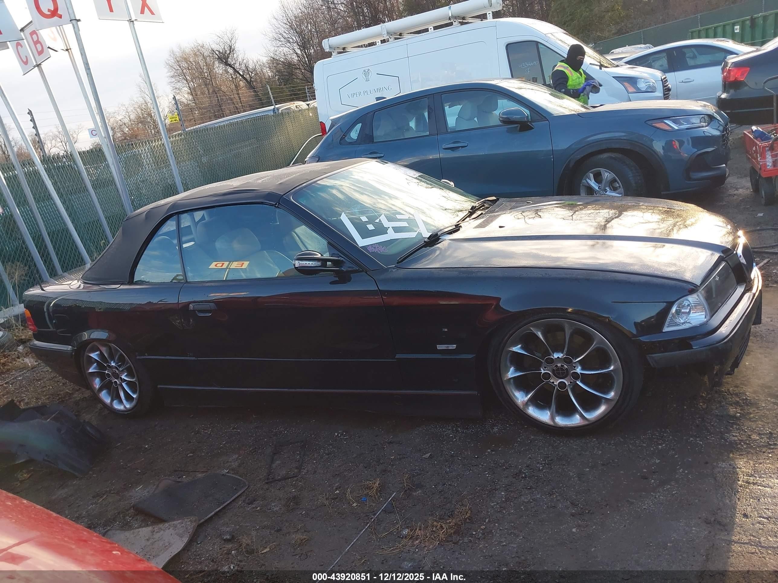1998 Bmw 328ic   Black vin: WBABK7324WET65654