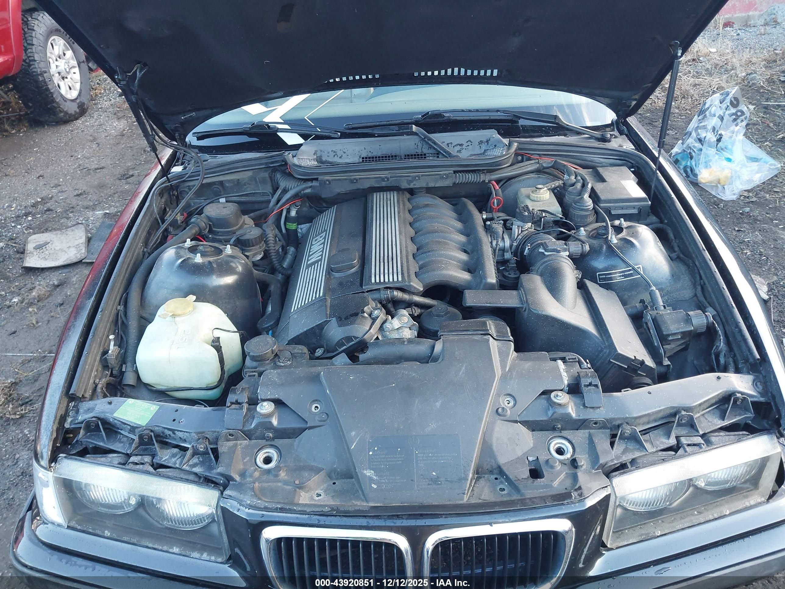 1998 Bmw 328ic   Black vin: WBABK7324WET65654