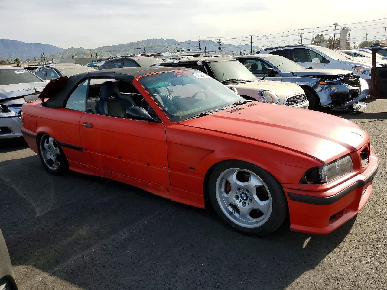 1996 Bmw 328 Ic Red vin: WBABK7325TET62127