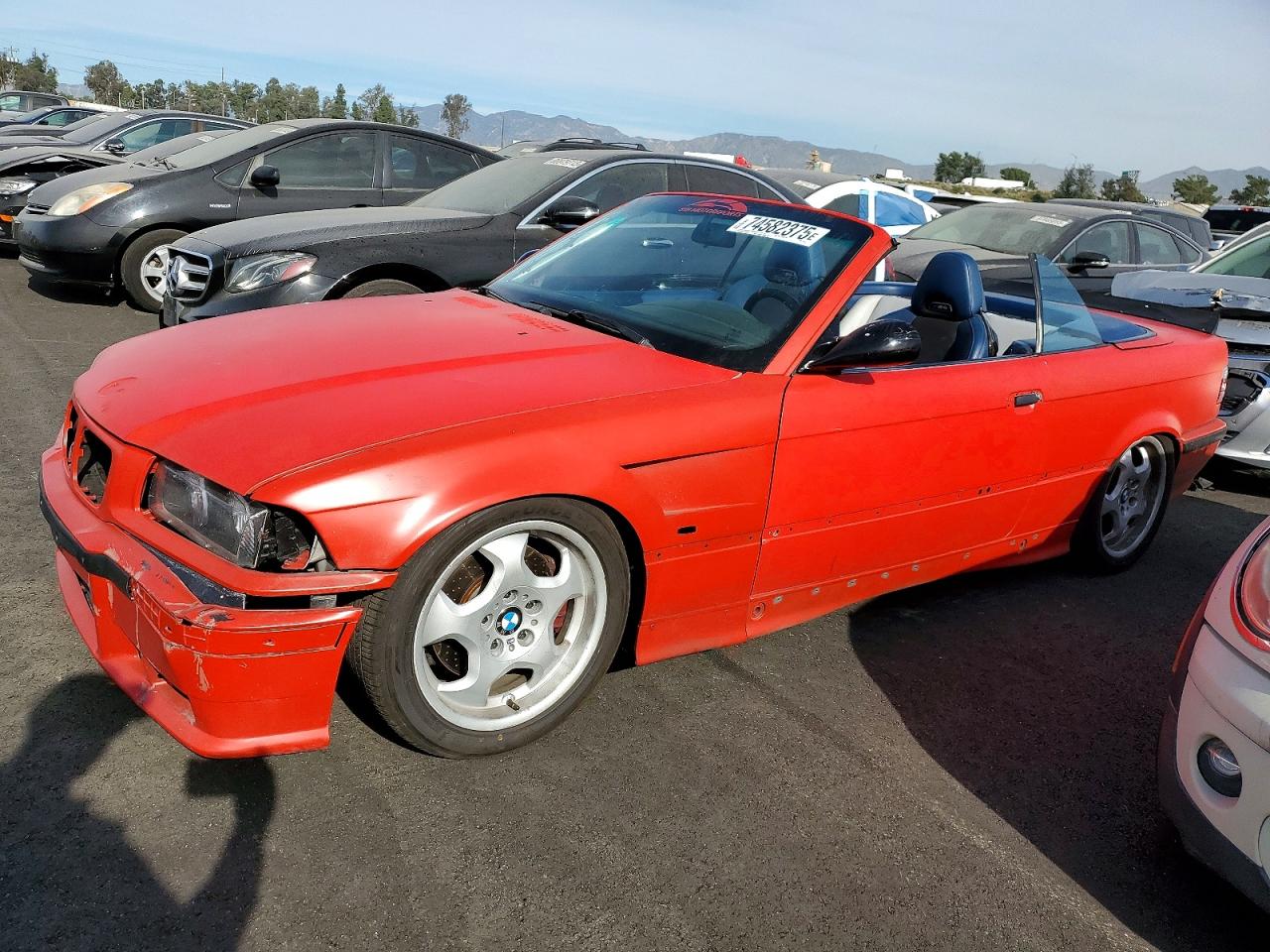 1996 Bmw 328 Ic Red vin: WBABK7325TET62127