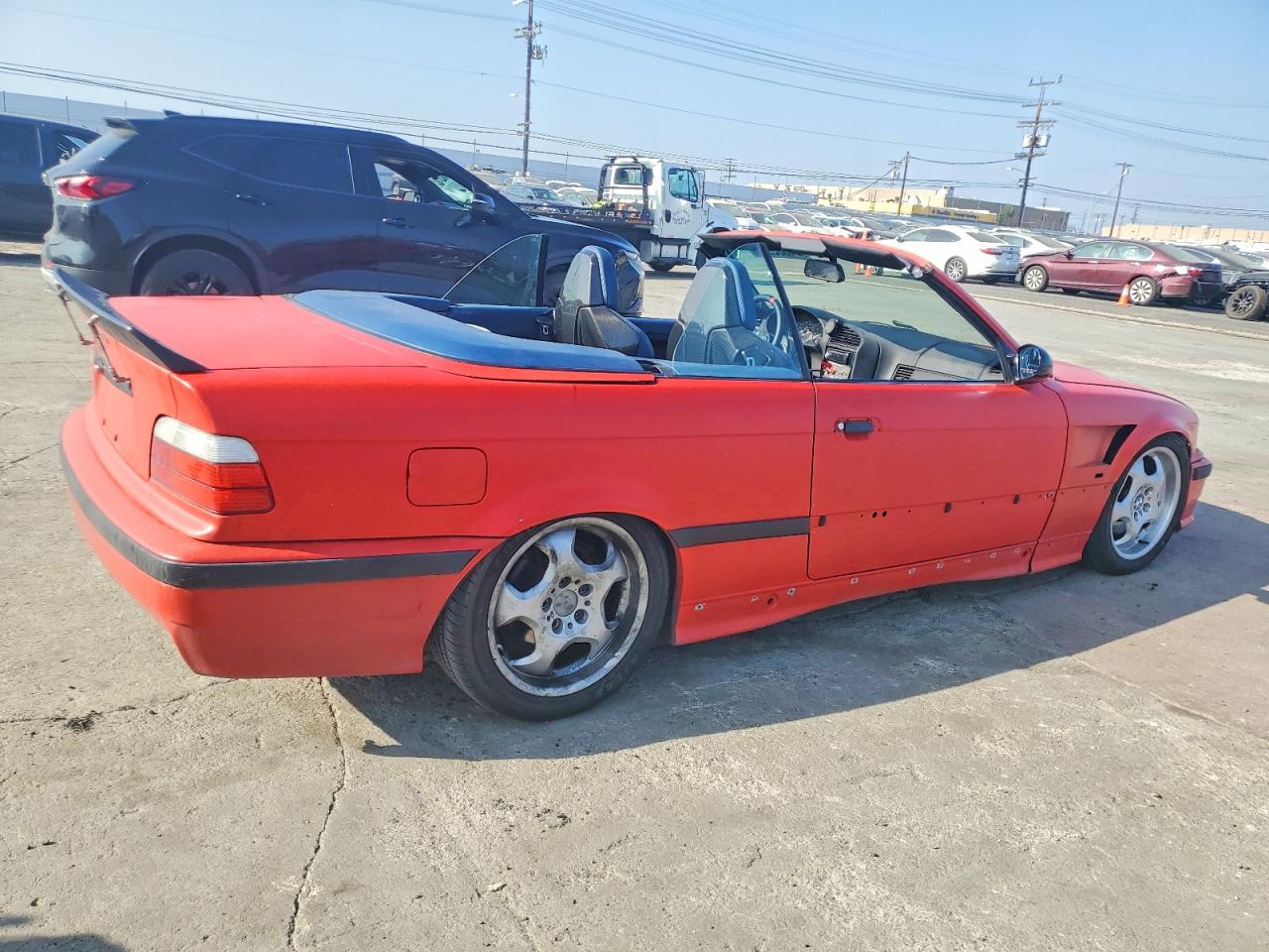 1996 Bmw 328 Ic Red vin: WBABK7325TET62127