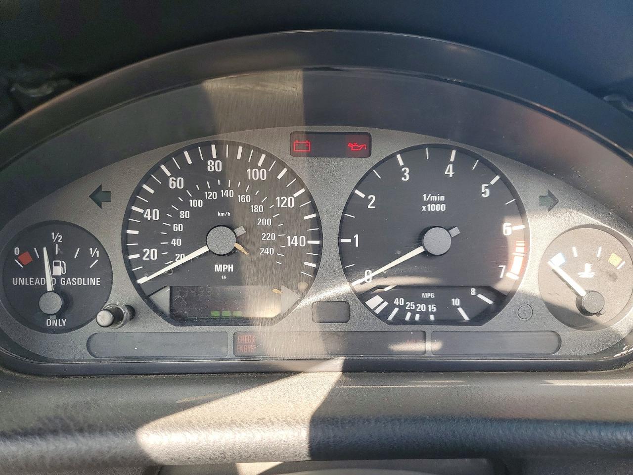 1996 Bmw 328 Ic Red vin: WBABK7325TET62127