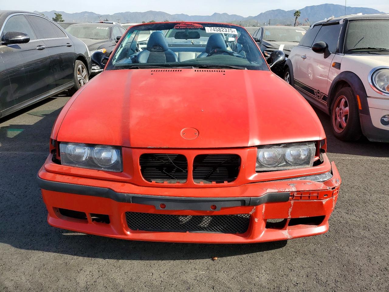 1996 Bmw 328 Ic Red vin: WBABK7325TET62127