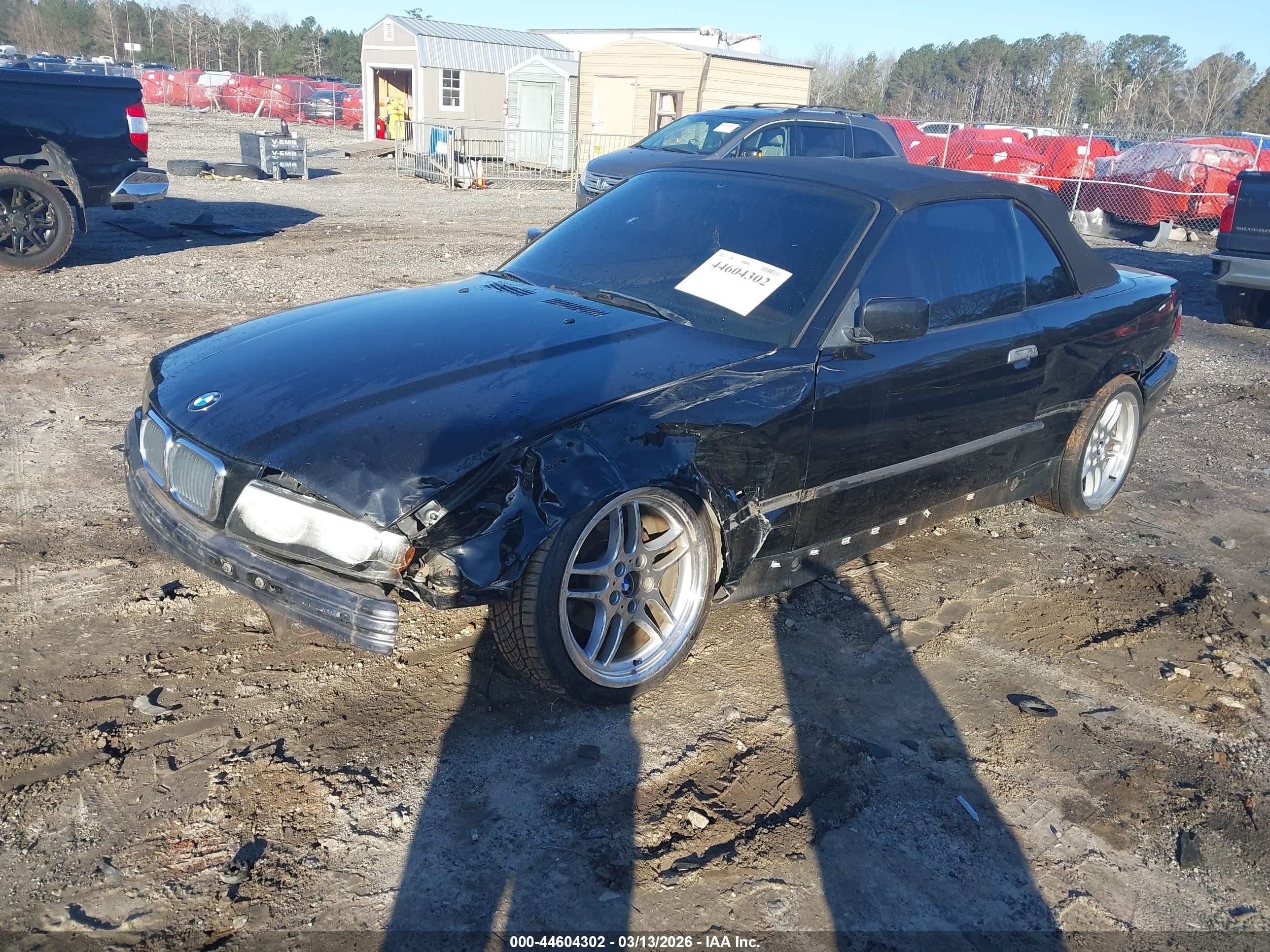 1997 Bmw 328ic   Черный vin: WBABK7325VET63412