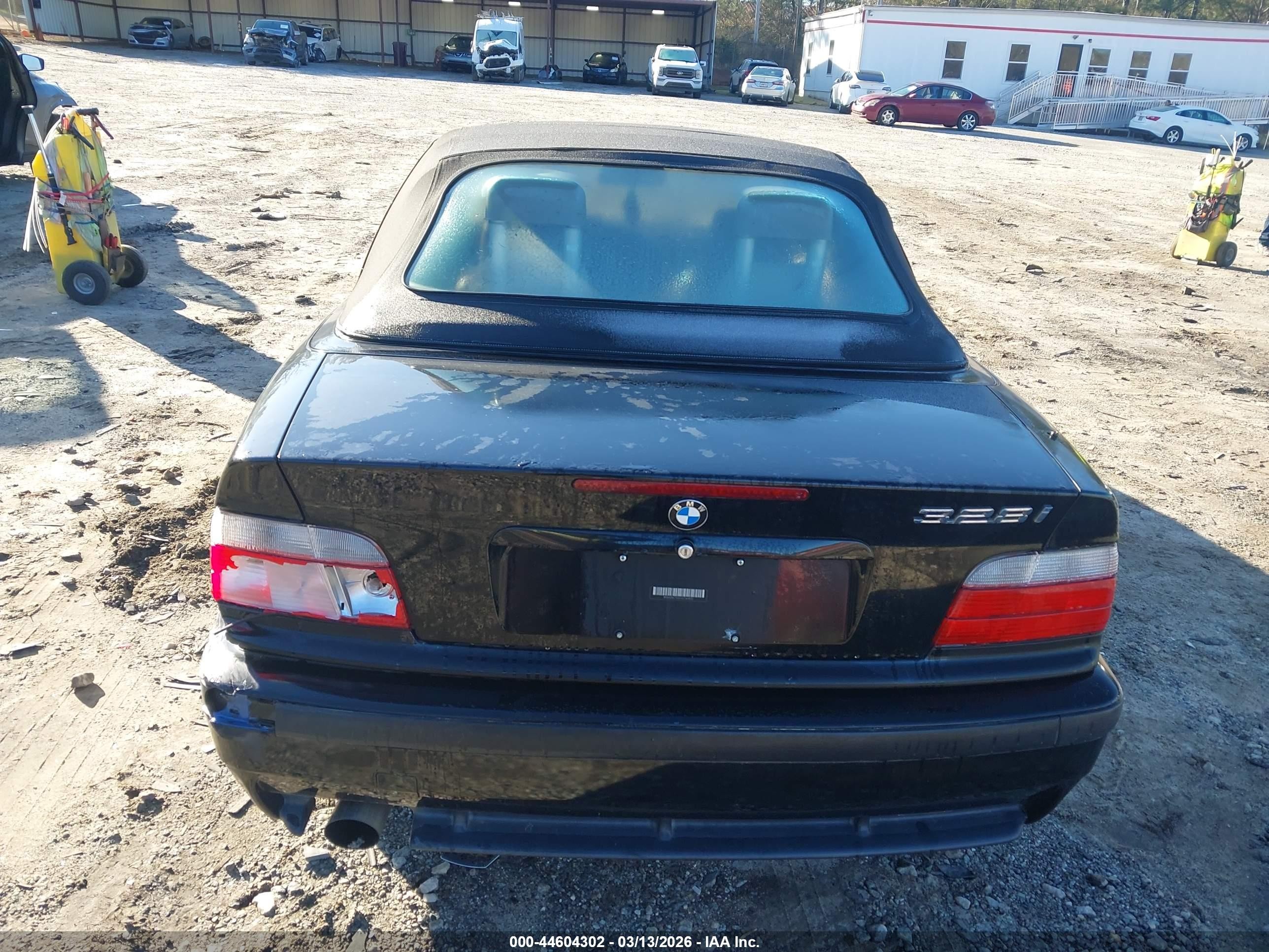 1997 Bmw 328ic   Черный vin: WBABK7325VET63412