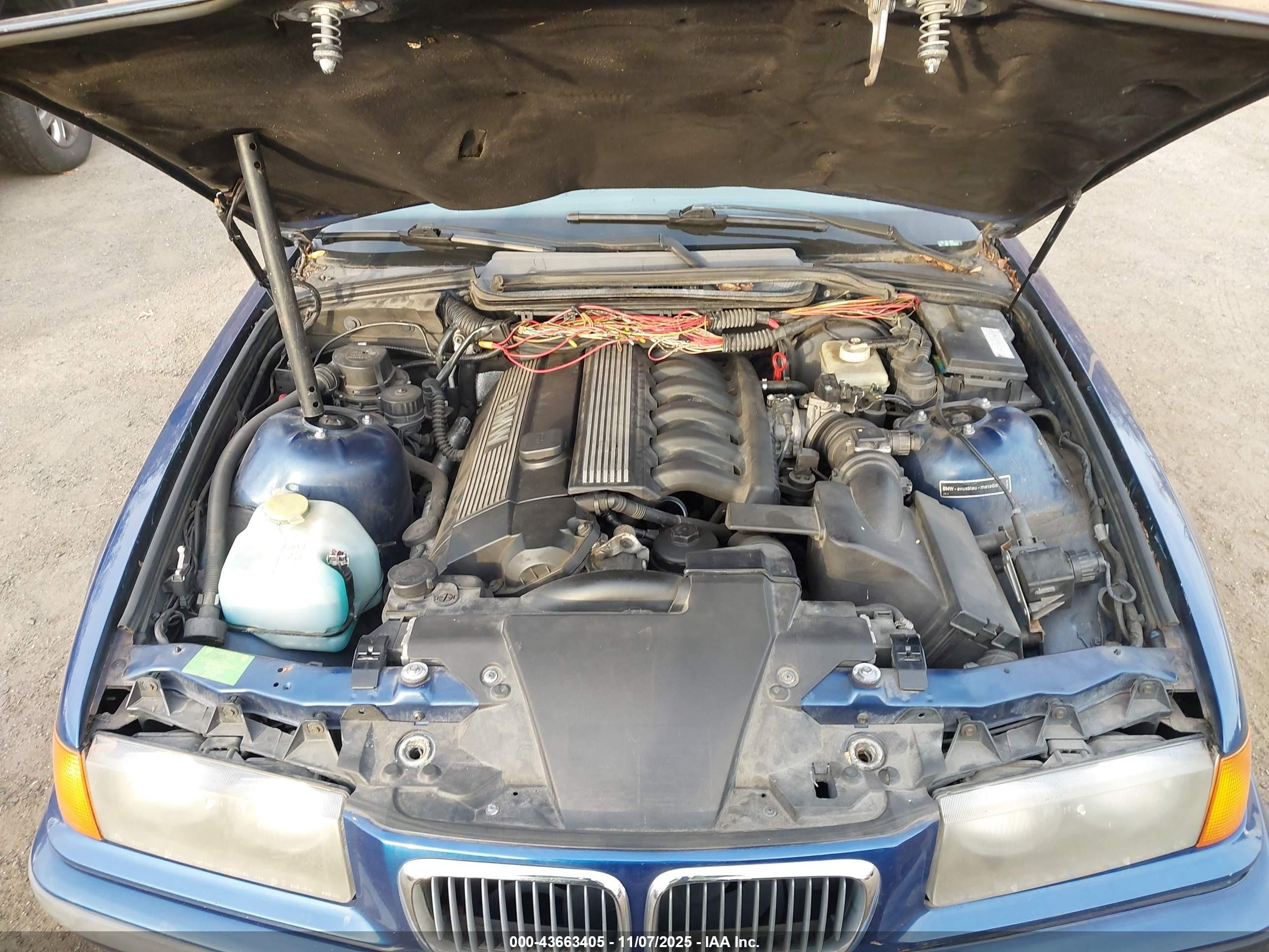 1997 Bmw 328ic   Blue vin: WBABK7326VET63905