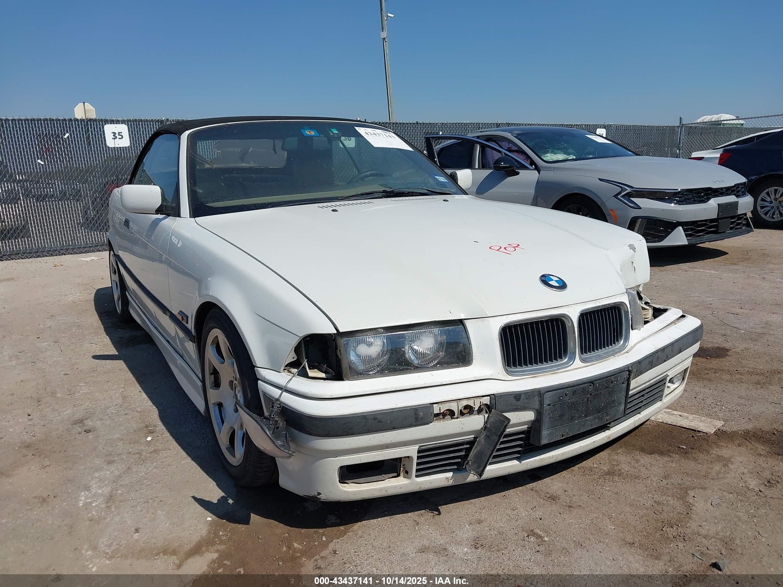 1996 Bmw 328 Ic White vin: WBABK7327TET60900