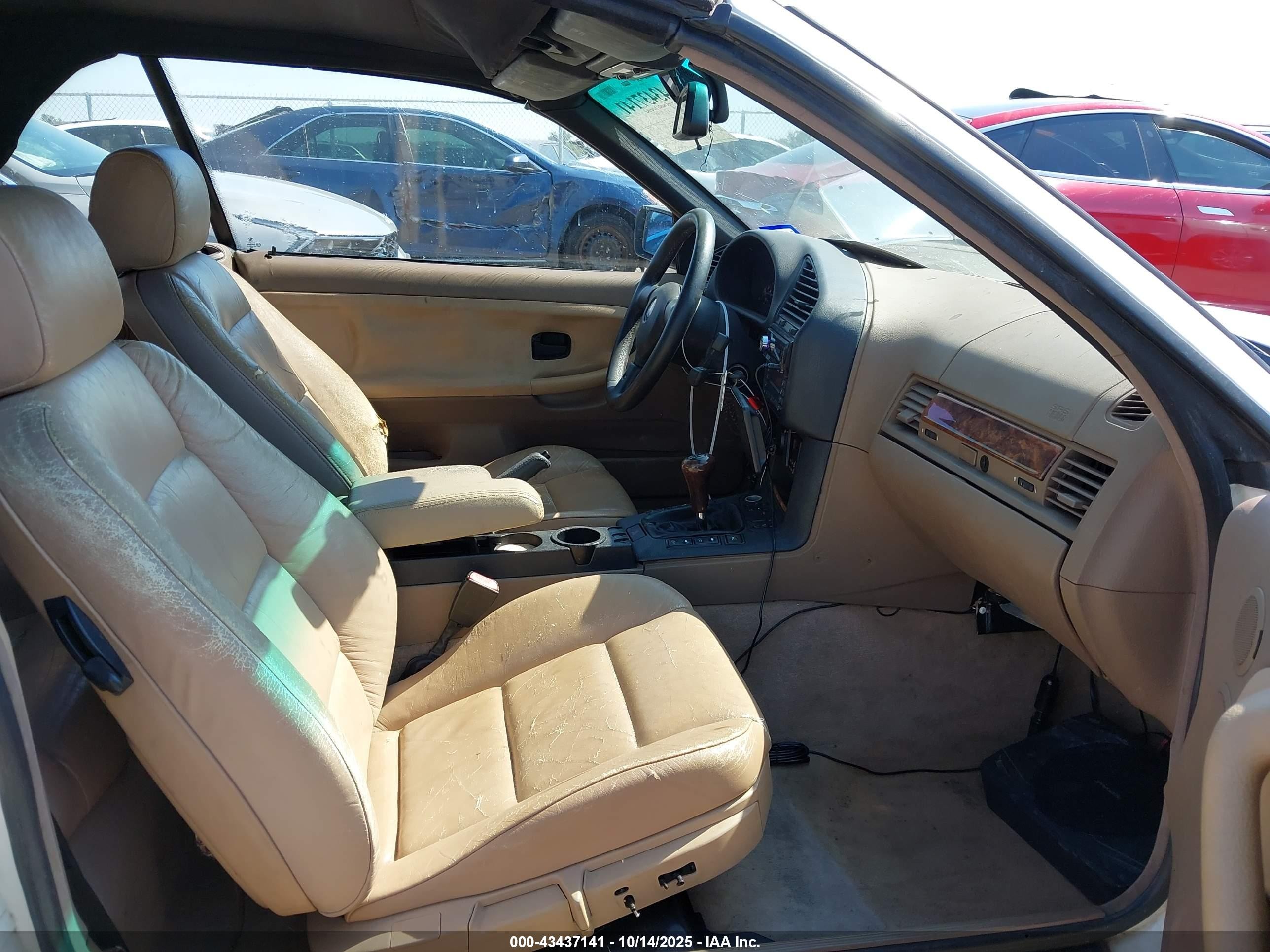 1996 Bmw 328 Ic White vin: WBABK7327TET60900
